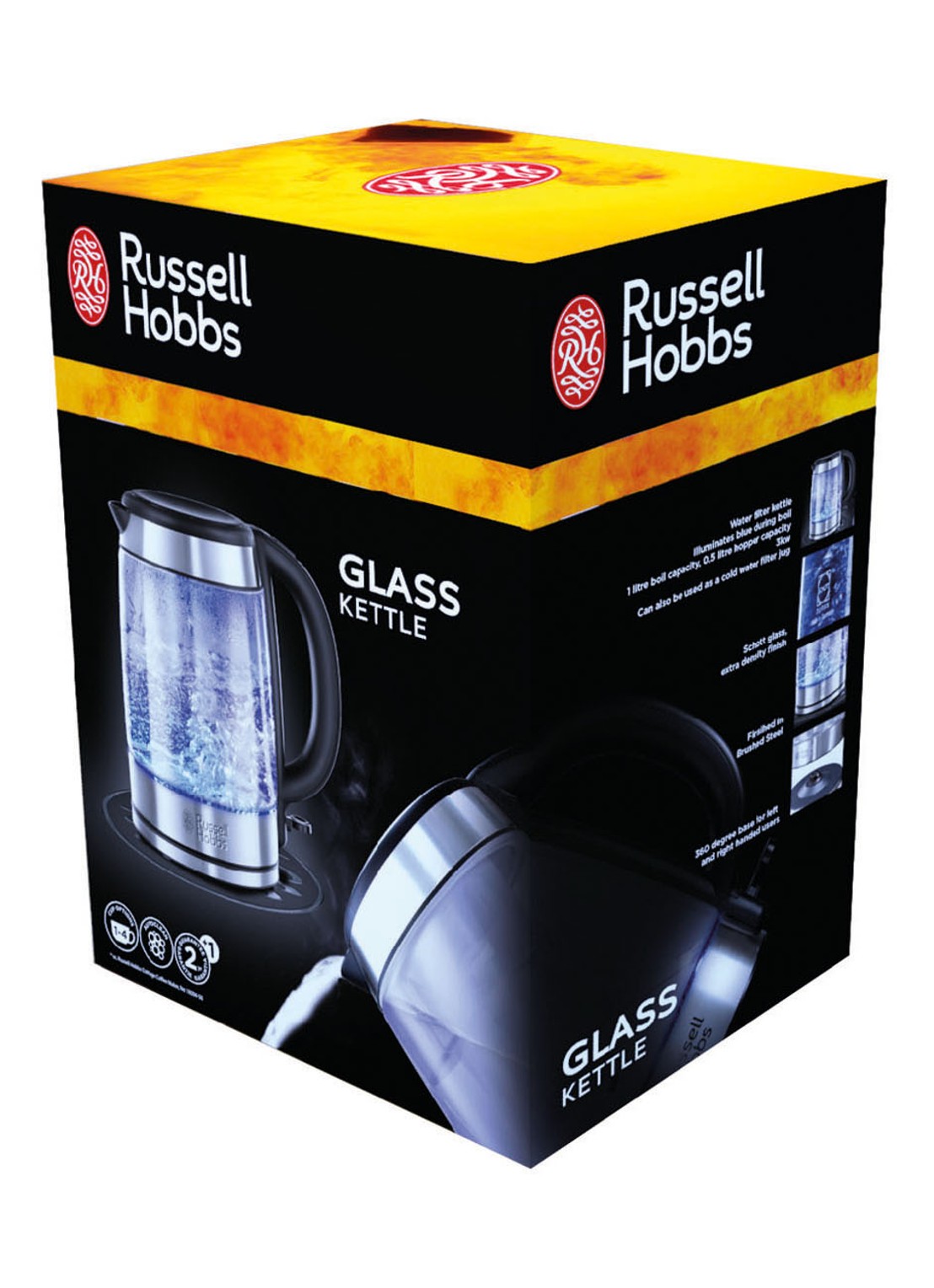 Russell Hobbs Glass waterkoker 1,7 liter 21600-57 - detail 6 zilver