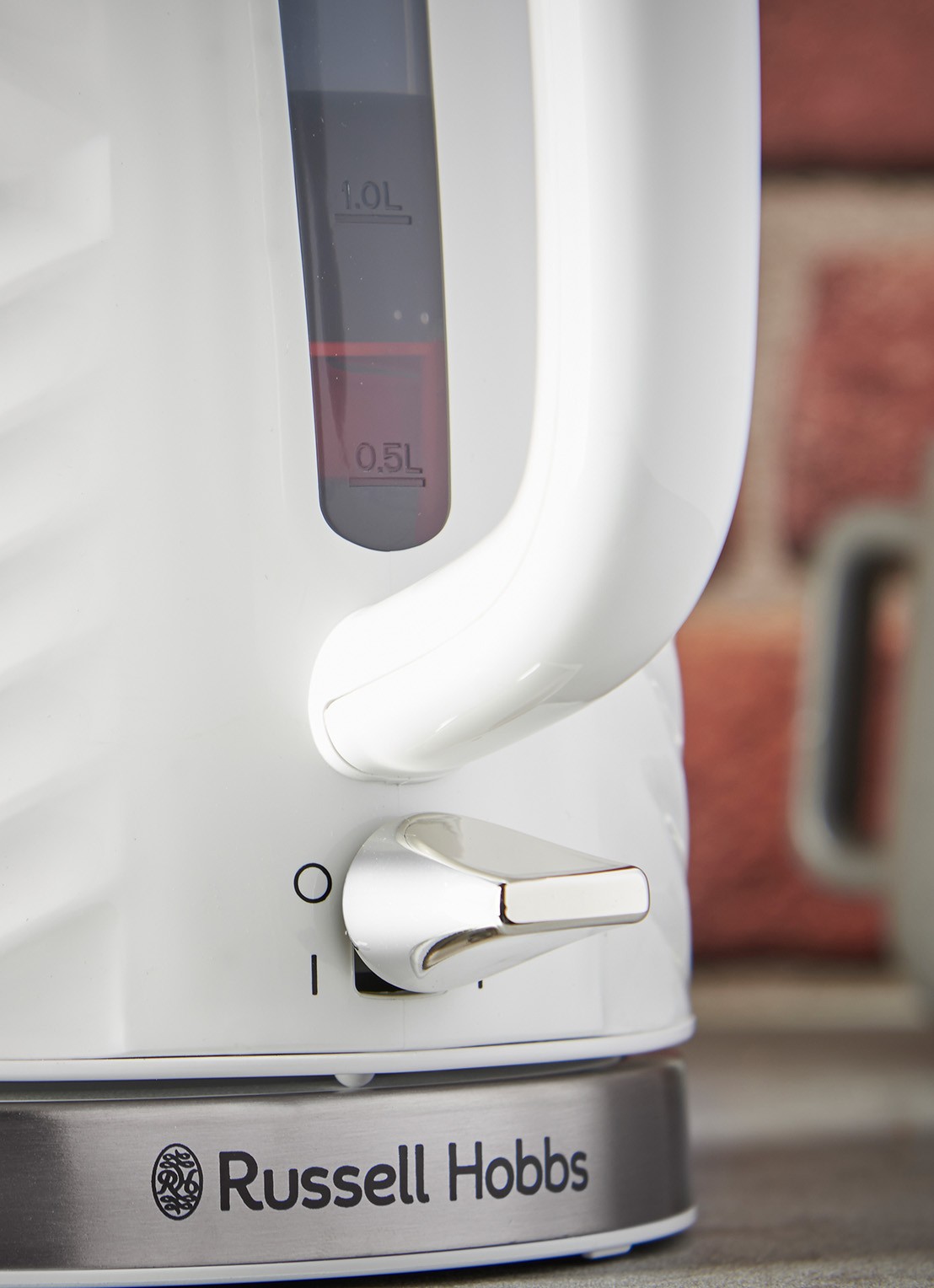 Russell Hobbs Groove waterkoker 1,7 liter 26381-70 - detail 3 wit