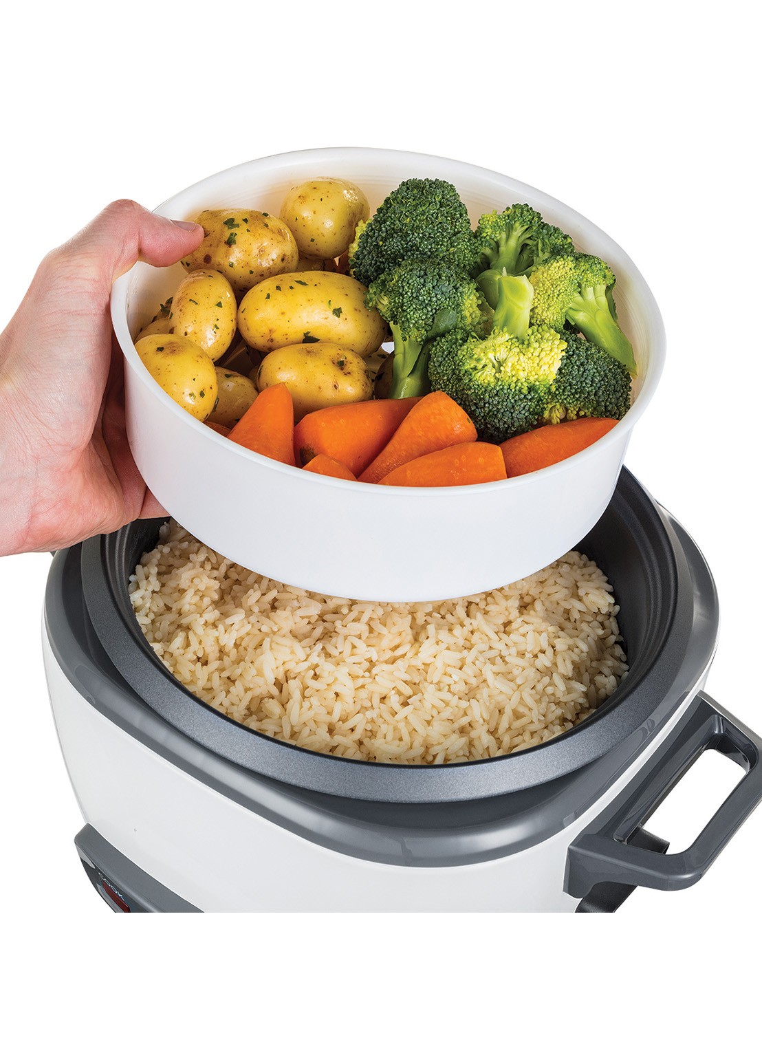 Russell Hobbs Large rijstkoker 14 porties 27040-56 - detail 3 wit