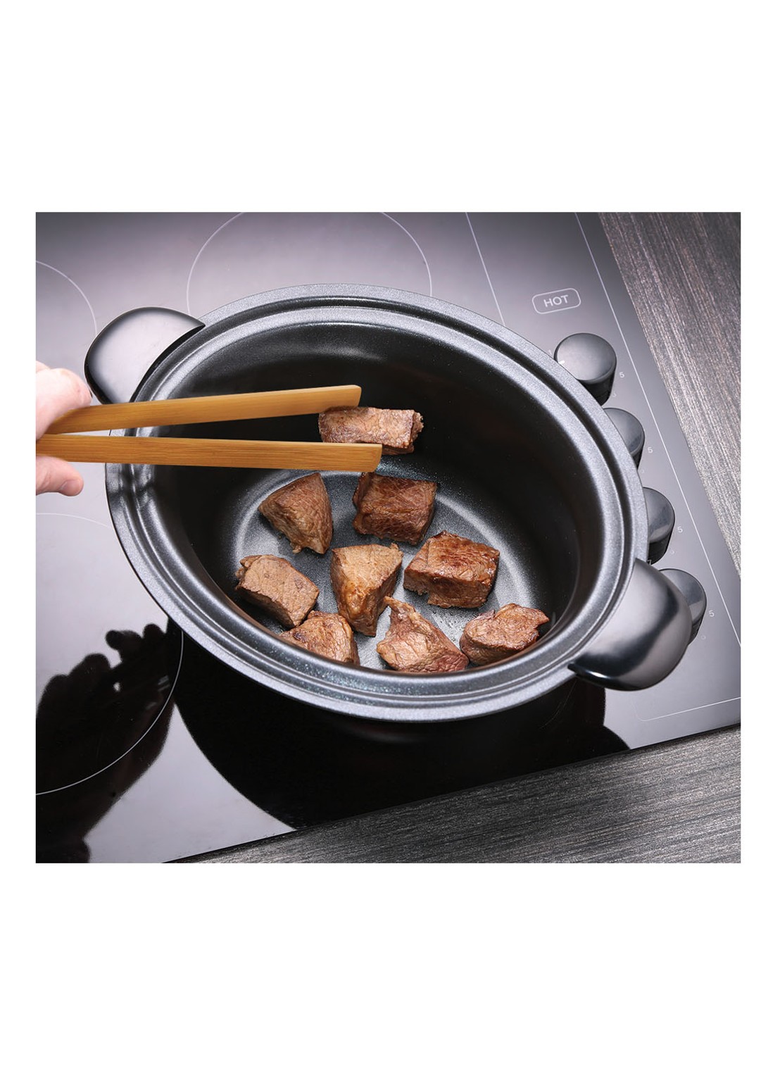 Russell Hobbs MaxiCook slowcooker 6 liter 22750-56 - detail 3 zilver