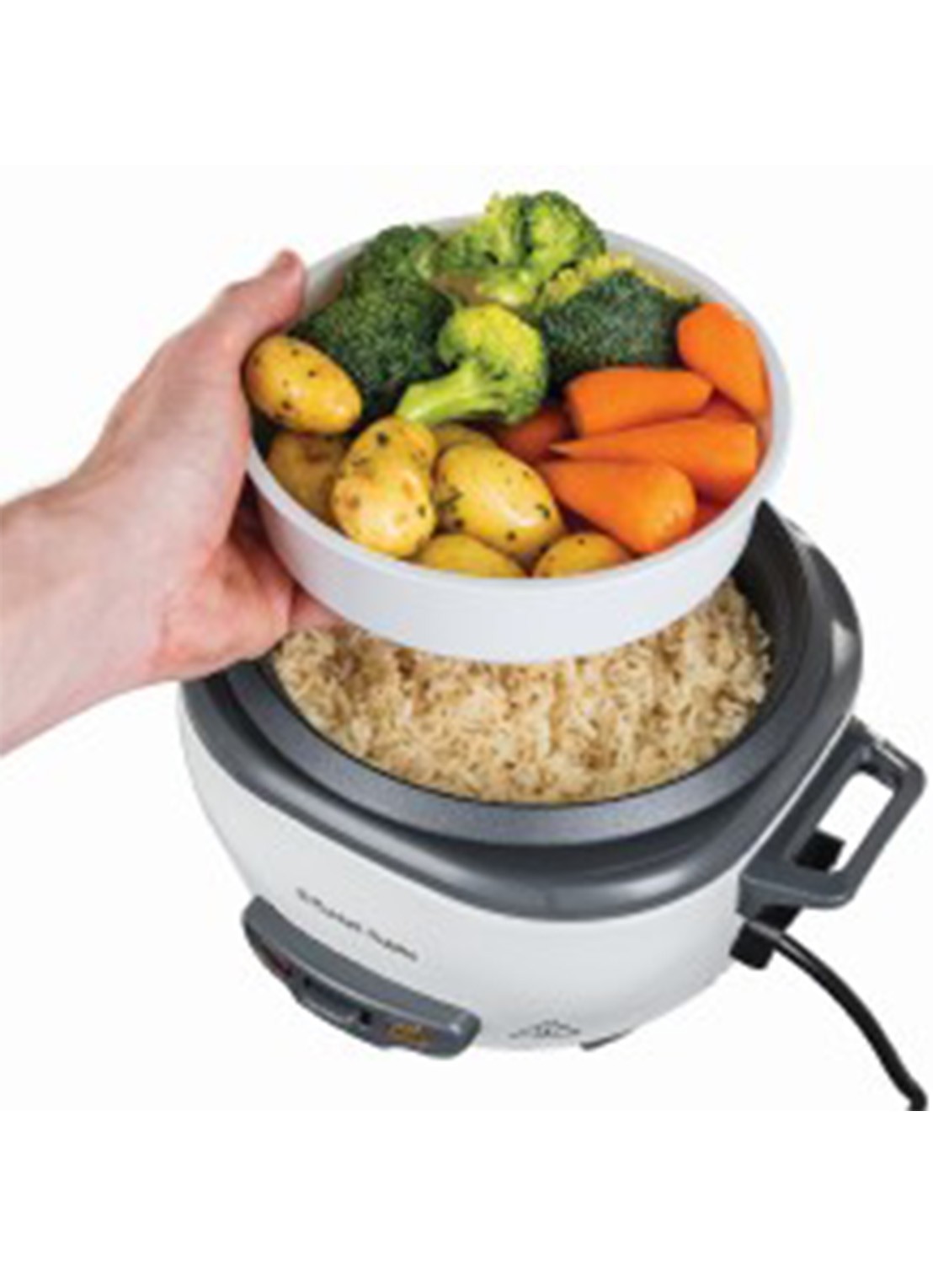 Russell Hobbs Medium rijstkoker 6 porties 27030-56 - detail 2 wit