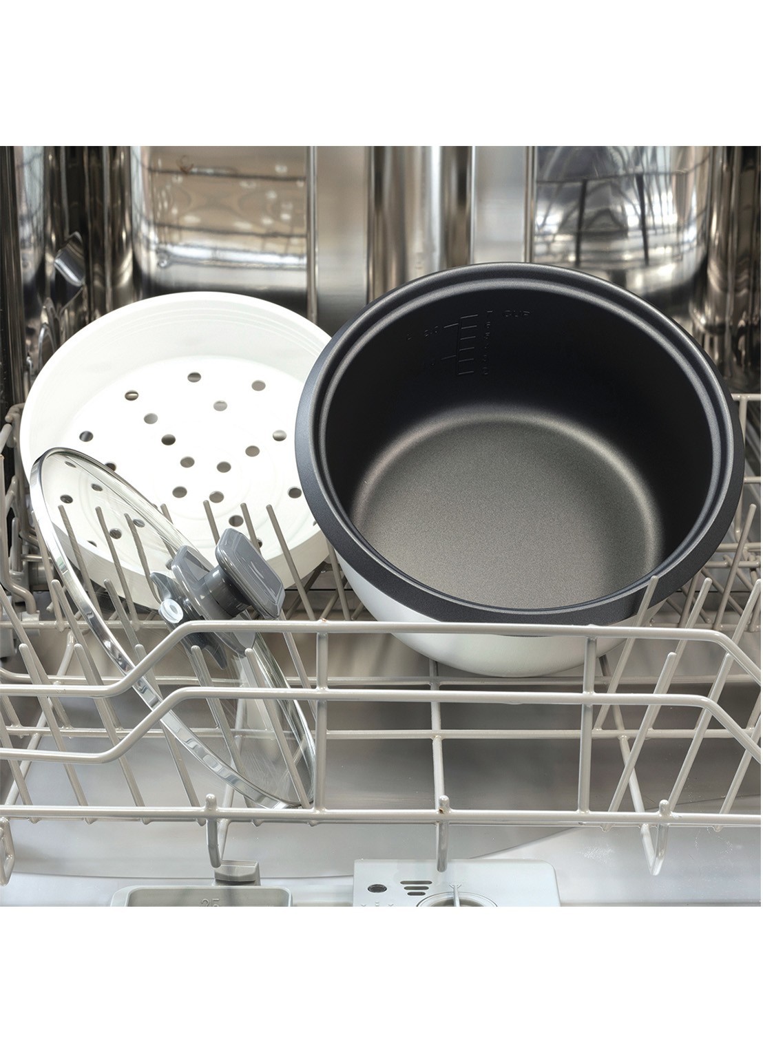 Russell Hobbs Medium rijstkoker 6 porties 27030-56 - detail 5 wit