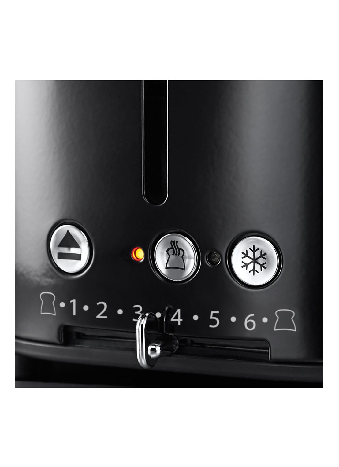 Russell Hobbs Retro Classic broodrooster 2-slots - detail 5 zwart