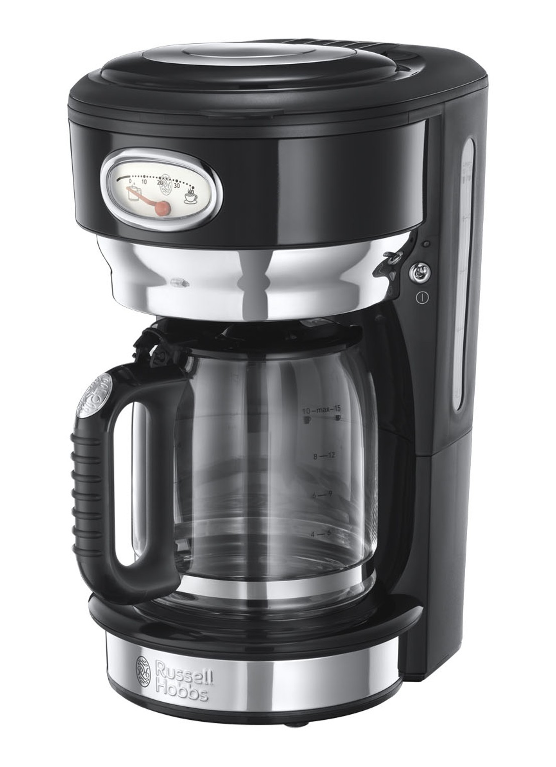 Russell Hobbs Retro Classis koffiezetapparaat 21701-56 - voorkant 6 zwart