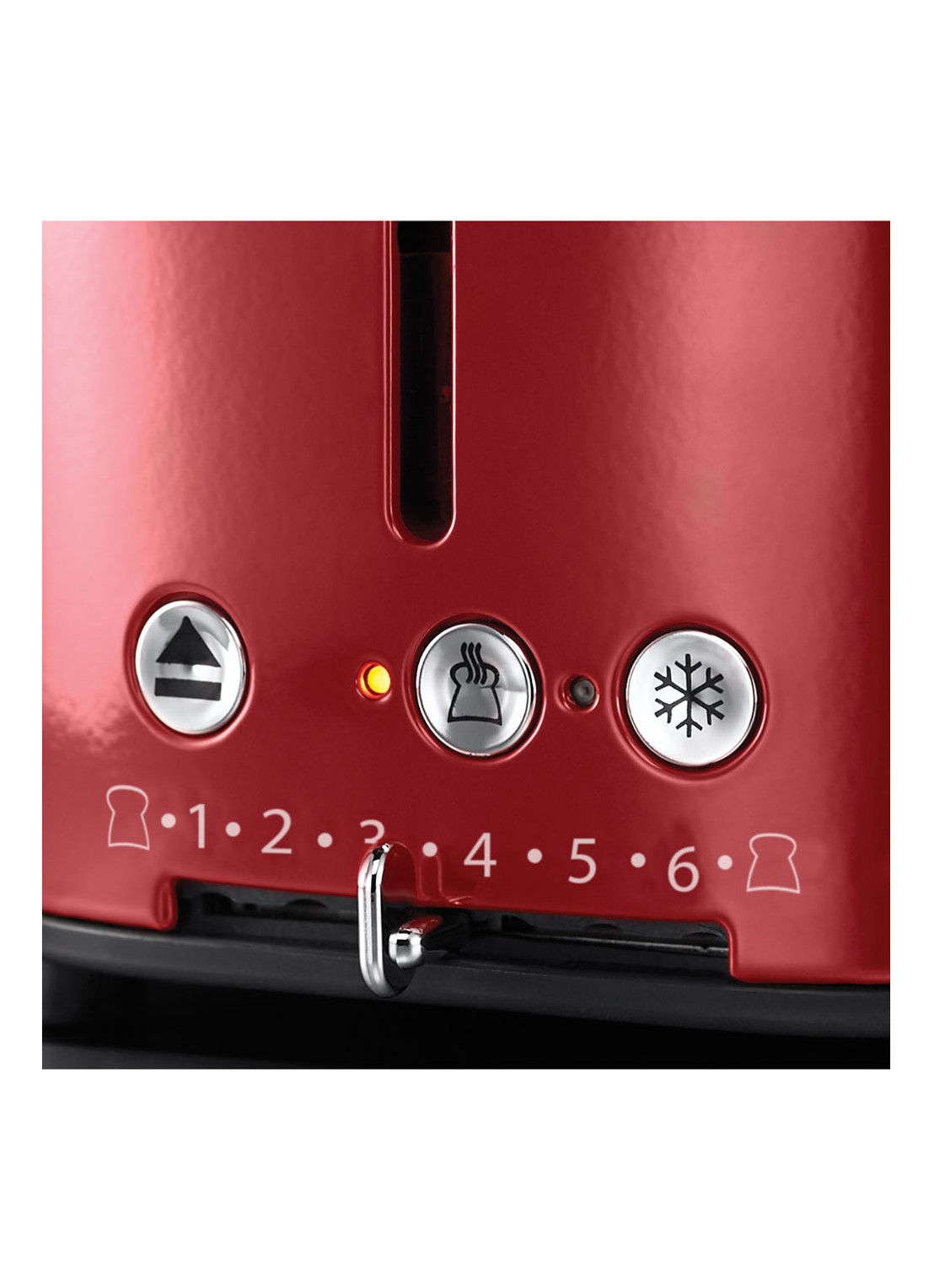 Russell Hobbs Retro Ribbon broodrooster 2-slots - detail 2 steenrood