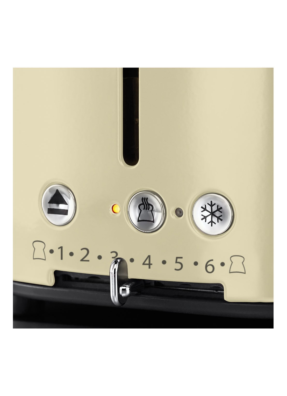 Russell Hobbs Retro Vintage broodrooster 2-slots - detail 2 creme