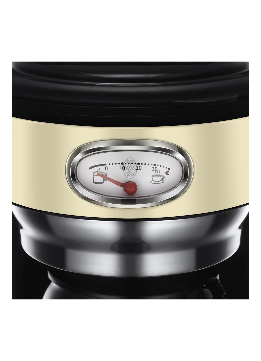Russell Hobbs Retro Vintage Cream koffiezetapparaat 21702-56 - detail 3 creme