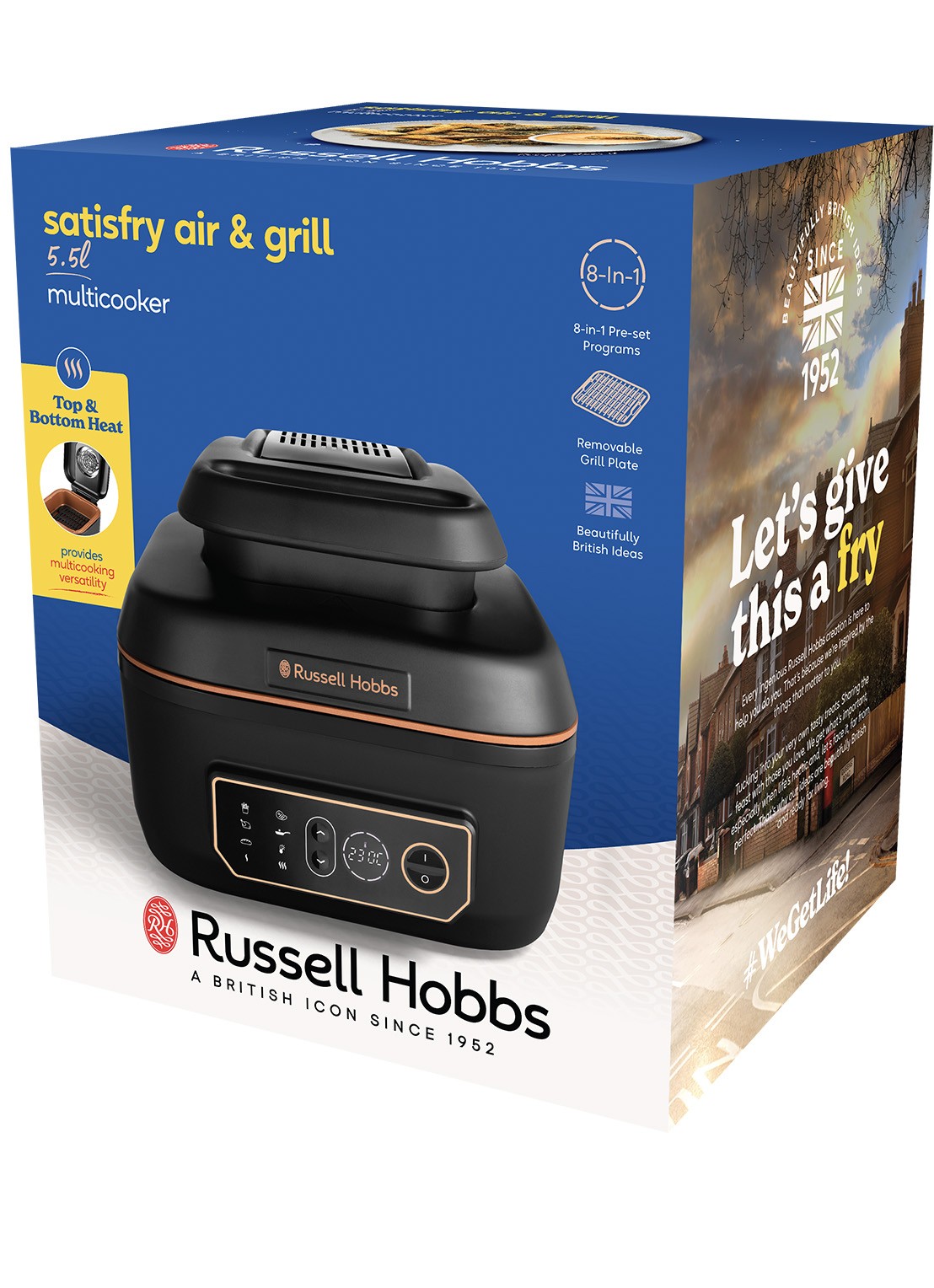Russell Hobbs Satisfry Air & Grill multicooker 5,5 liter 26520-56 - achterkant undefined