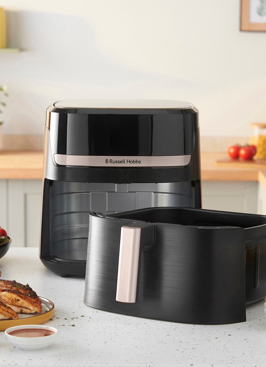 Russell Hobbs Satisfry airfryer 8,3 liter 27630-56 - detail 6 zwart