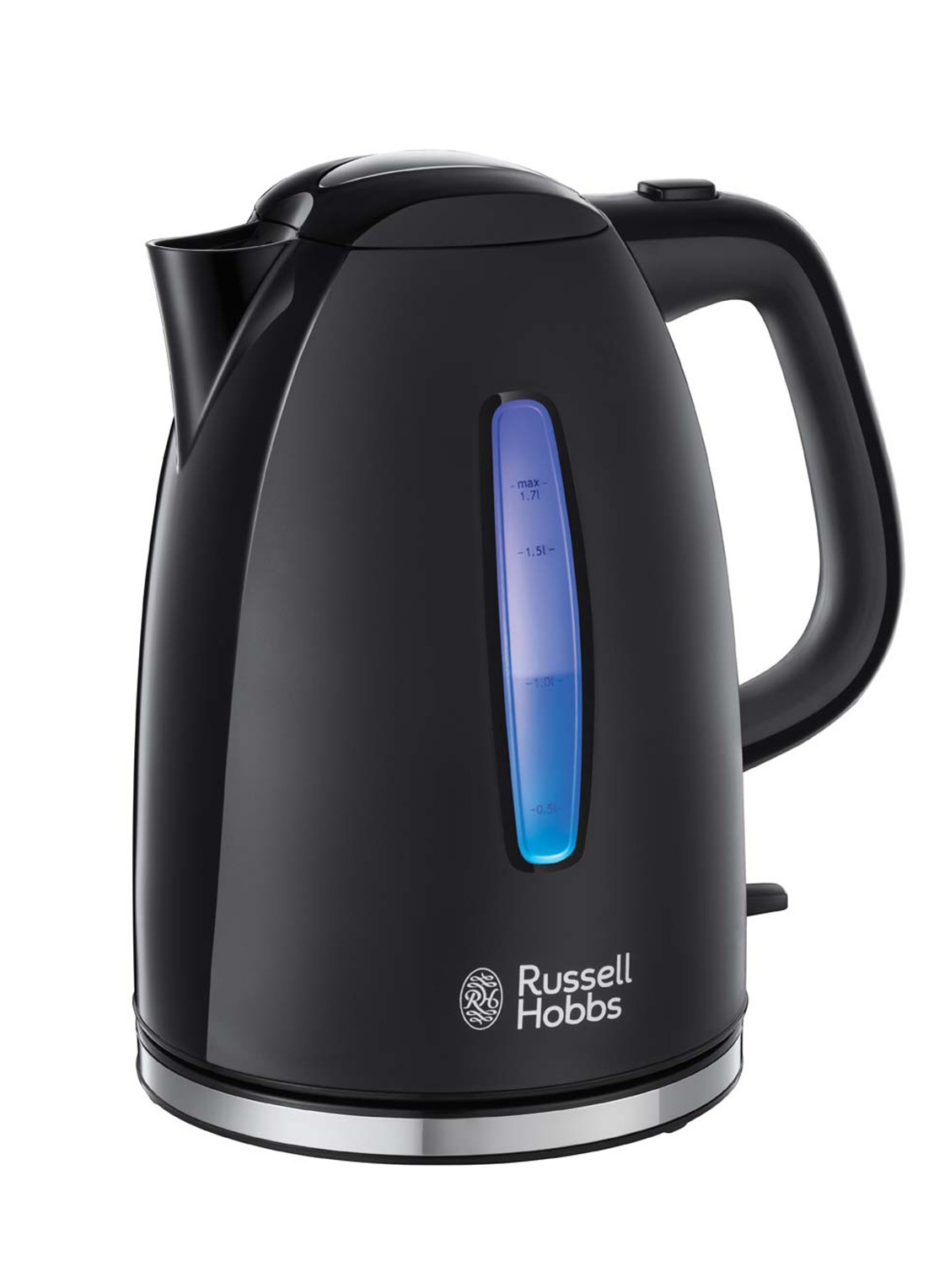 Russell Hobbs Textures Plus waterkoker 1,7 lter 22591-70 - voorkant zwart