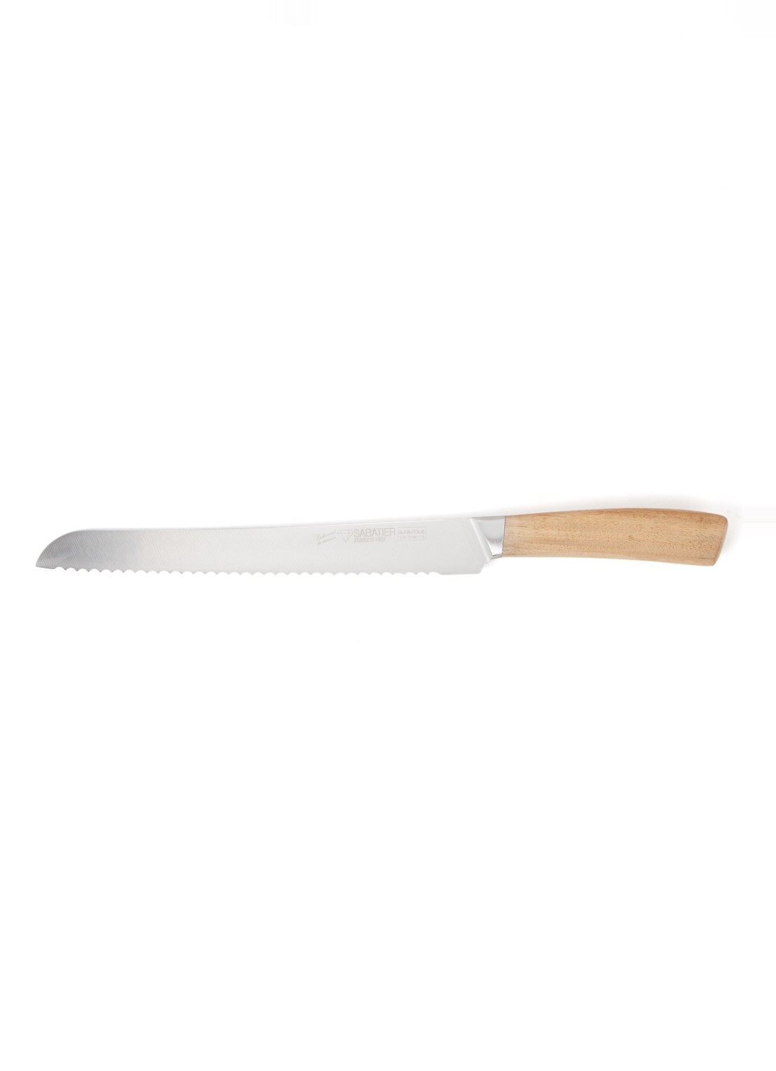 Sabatier Broodmes 22 cm - voorkant 2 bruin