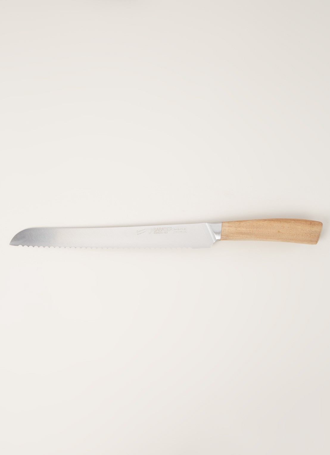 Sabatier Broodmes 22 cm - voorkant 3 bruin