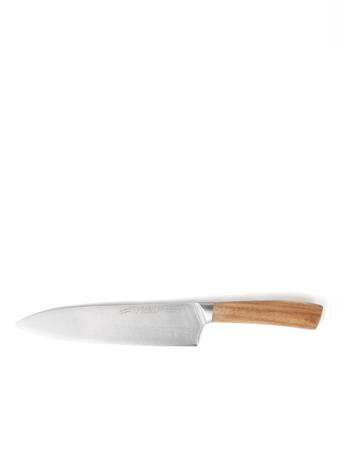 Sabatier Koksmes 20 cm - voorkant bruin