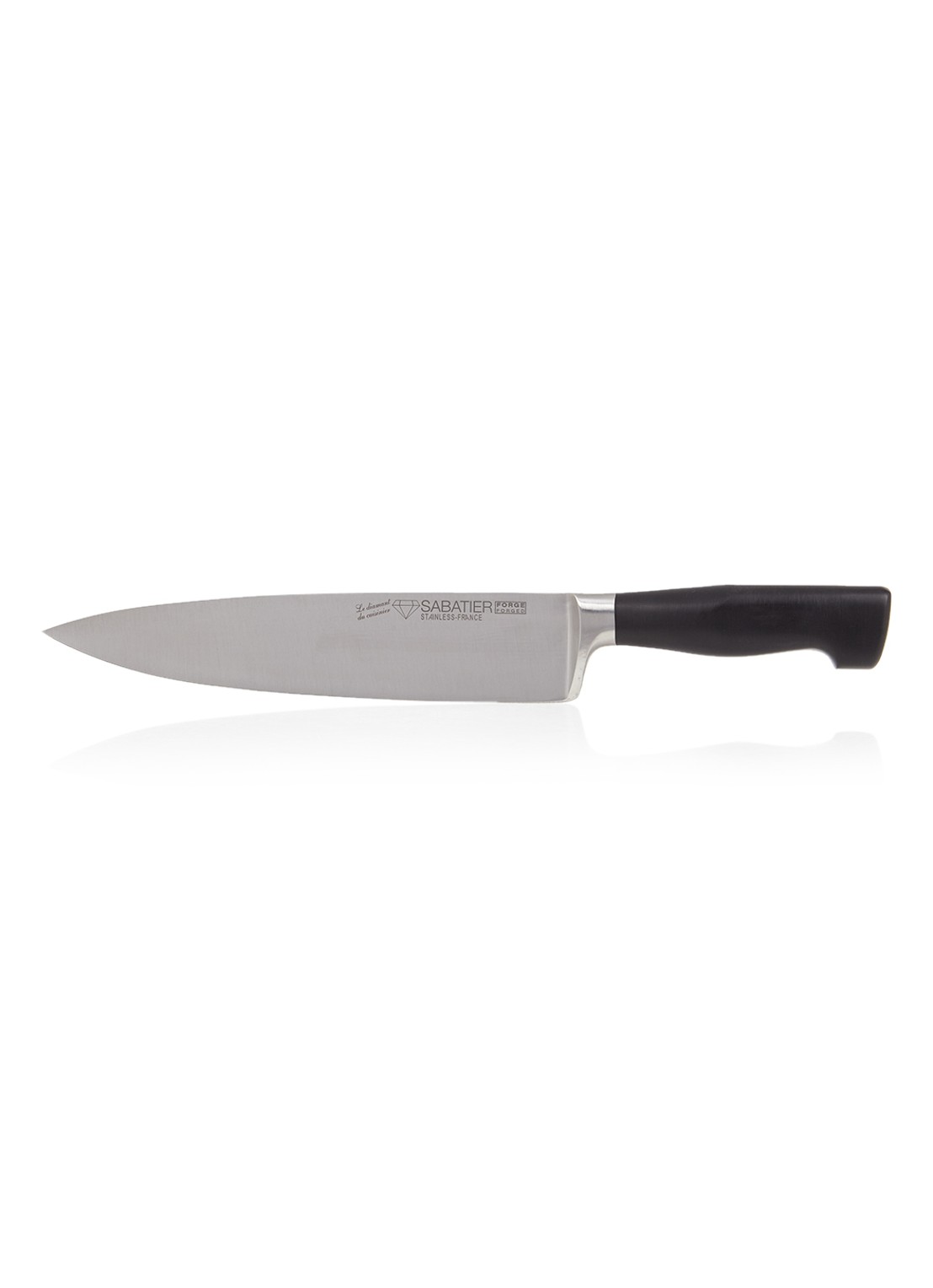 Sabatier Koksmes 34 cm - voorkant roestvrijstaal