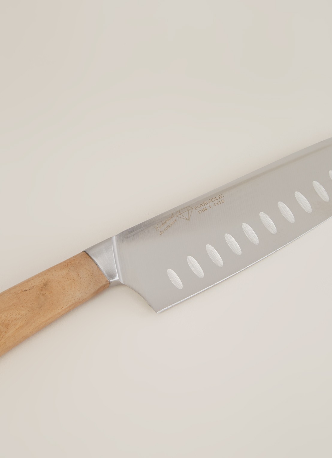 Sabatier Santokumes 17 cm - detail 3 bruin