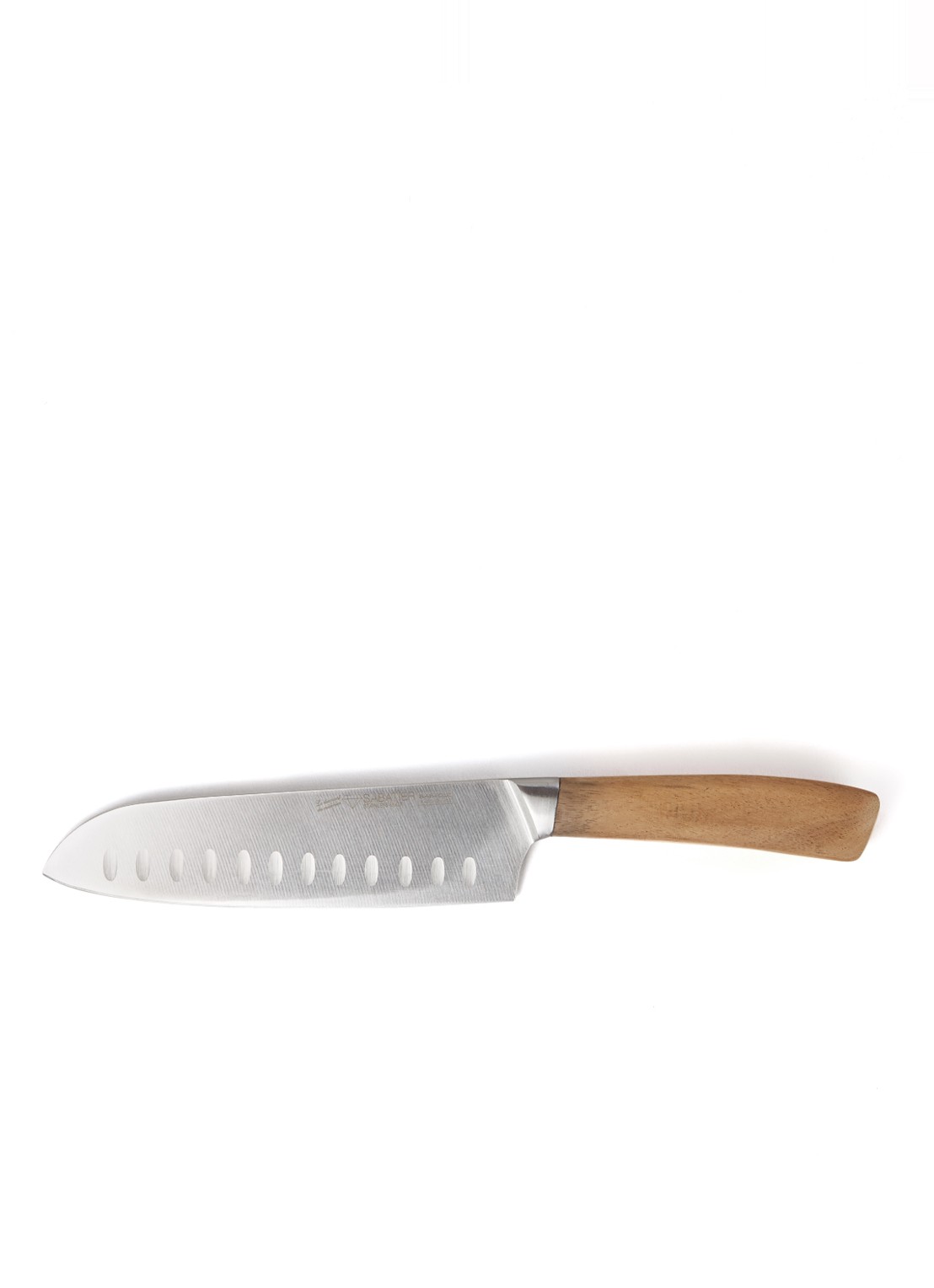 Sabatier Santokumes 17 cm - voorkant bruin