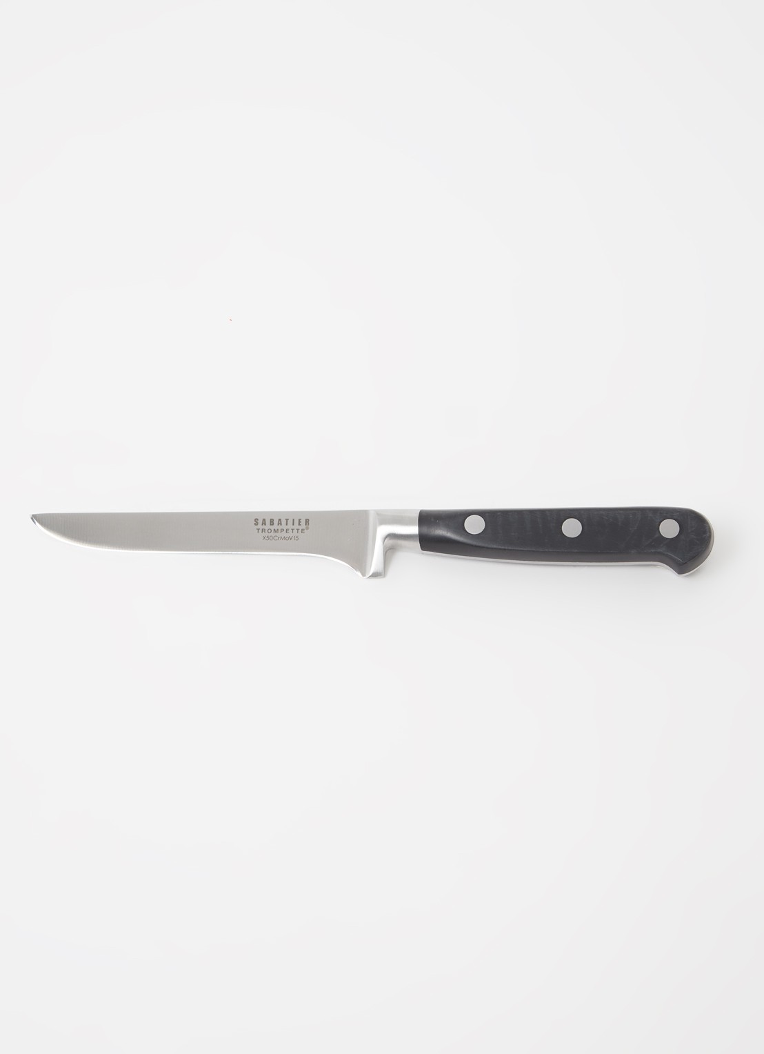 Sabatier Trompette Uitbeenmes 24,5 cm - voorkant 2 zilver