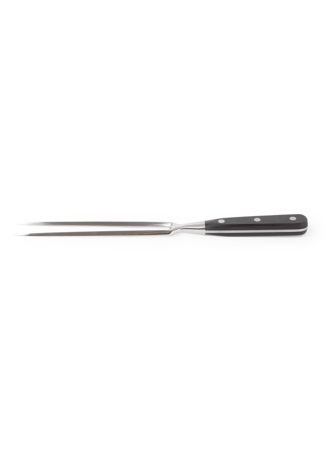 Sabatier Trompette Vleesvork 31 cm - voorkant zilver