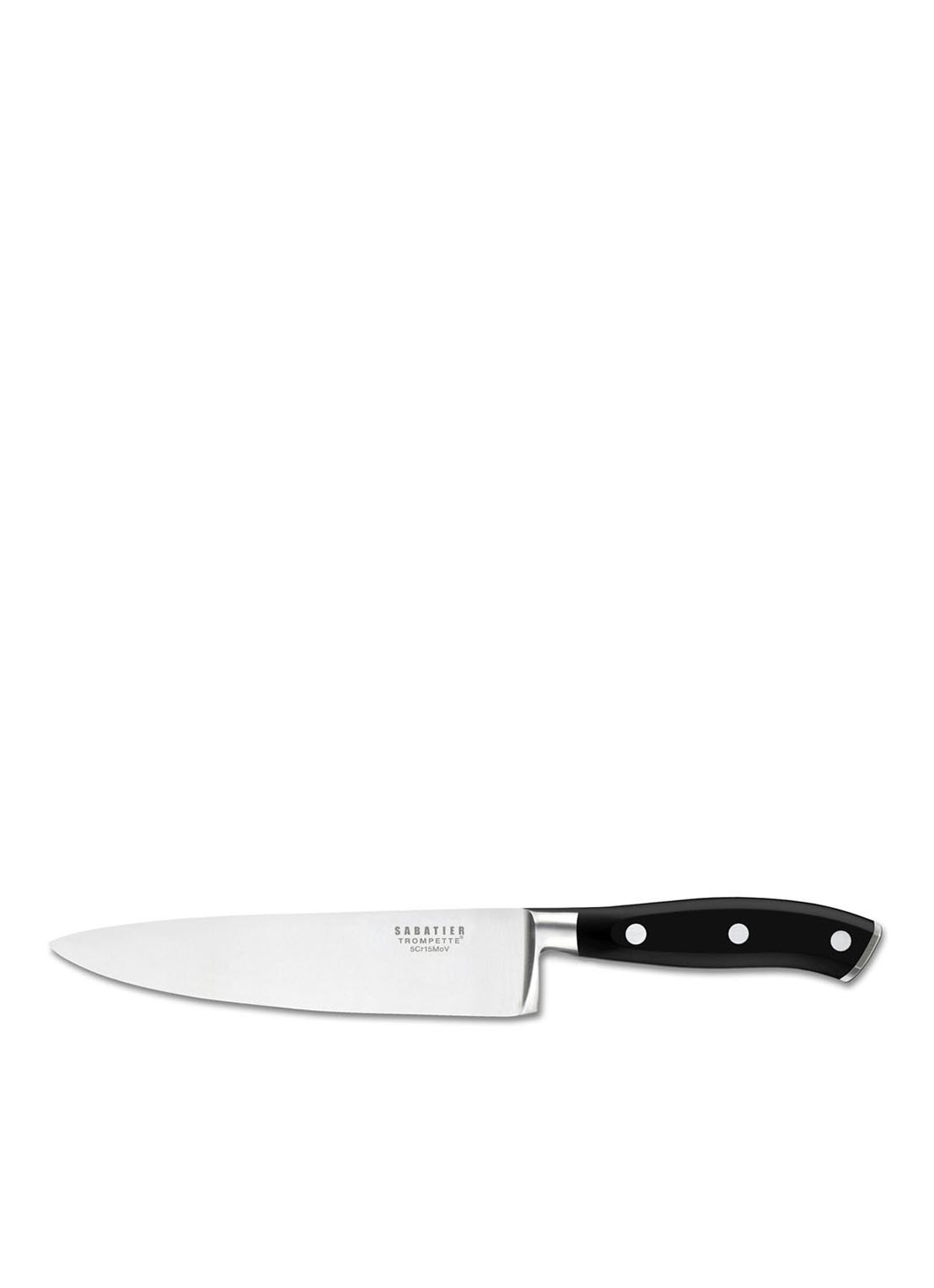 Sabatier Vulcano koksmes 28 cm - voorkant zilver