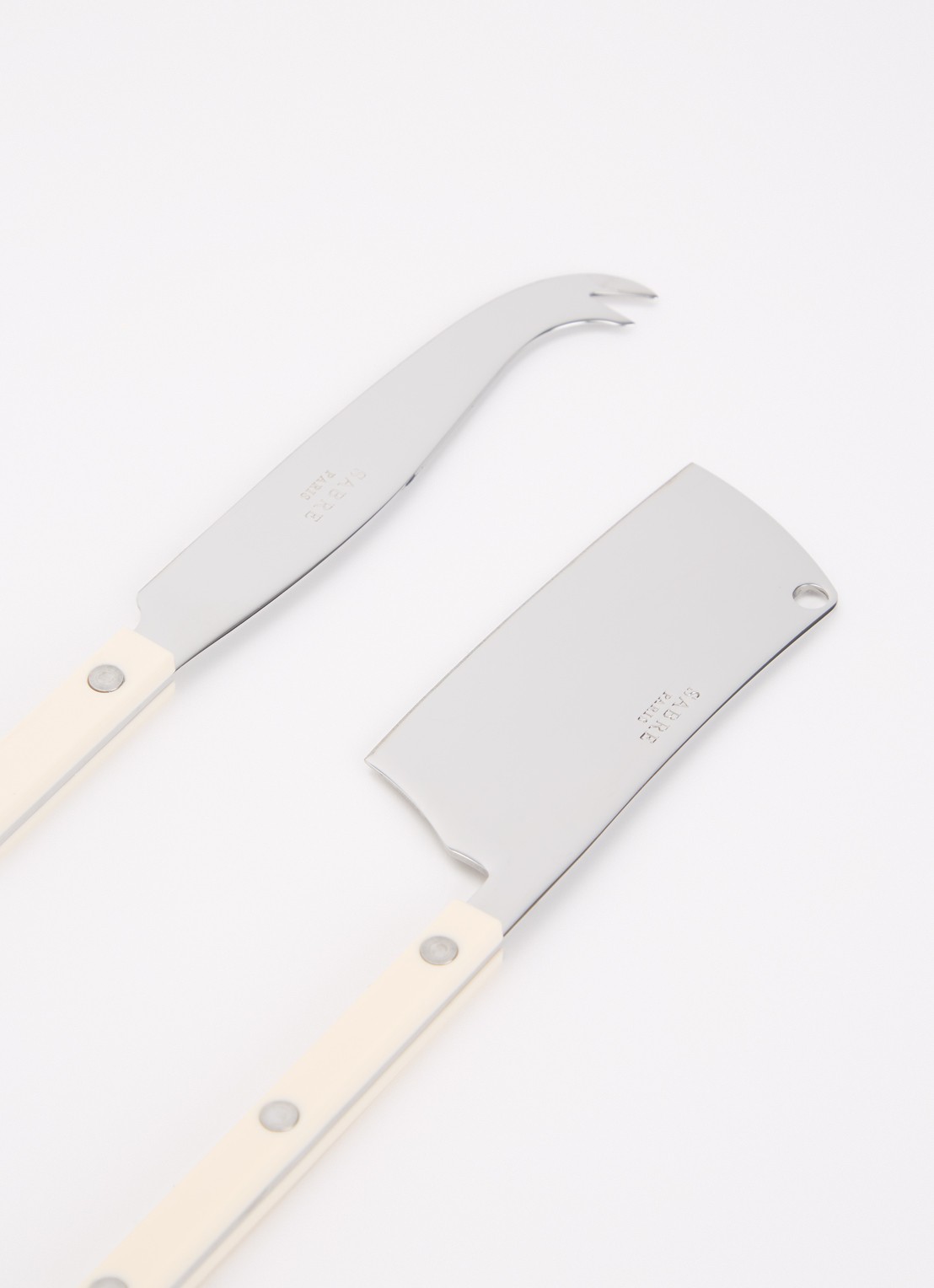 Sabre Bistrot kaasmes set van 2 - voorkant 2 gebroken wit