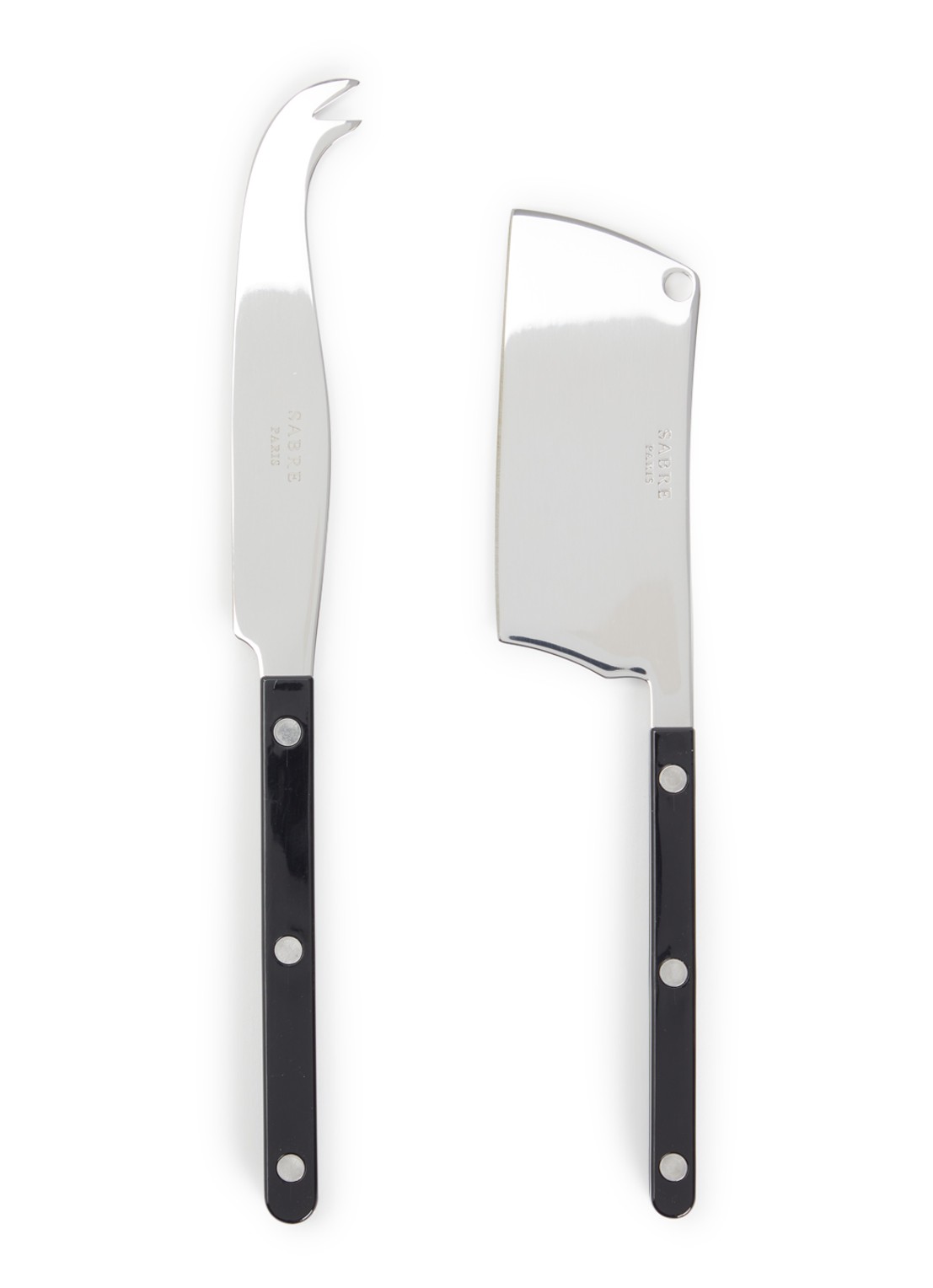 Sabre Bistrot kaasmes set van 2 - voorkant zwart
