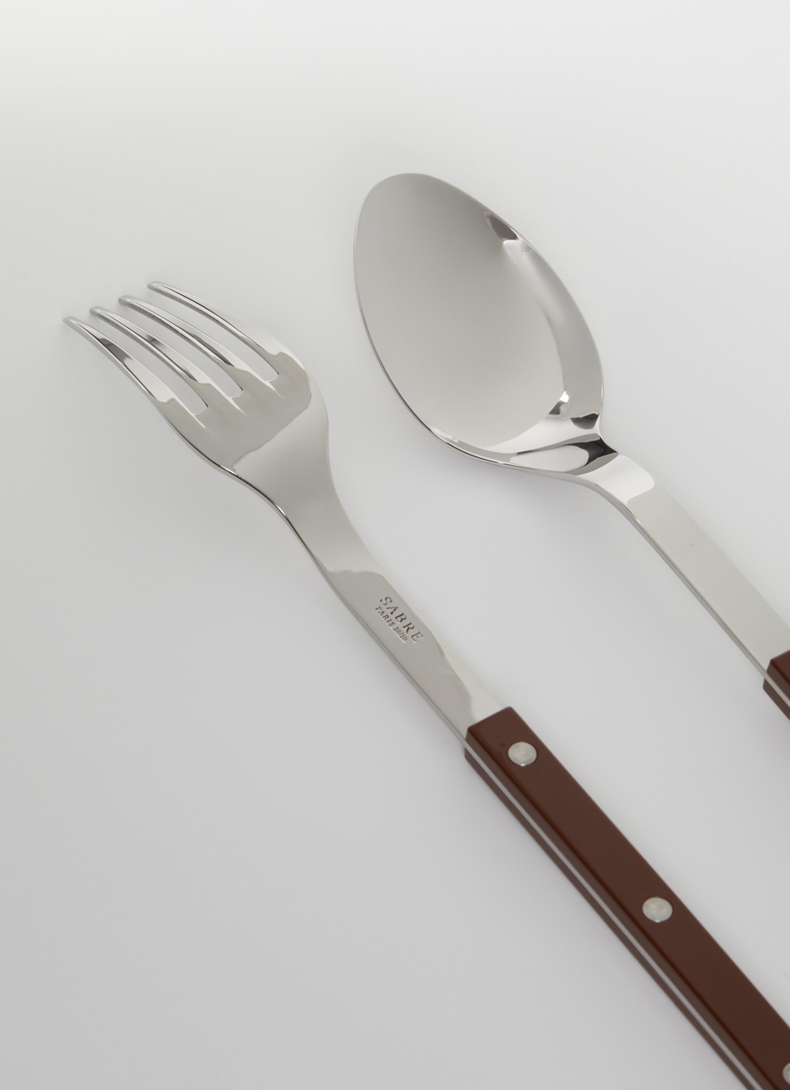 Sabre Bistrot opschepsbestek 2-delig - voorkant 2 bruin