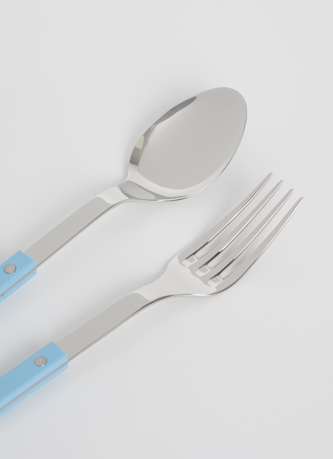 Sabre Bistrot opschepsbestek 2-delig - voorkant 2 lichtblauw