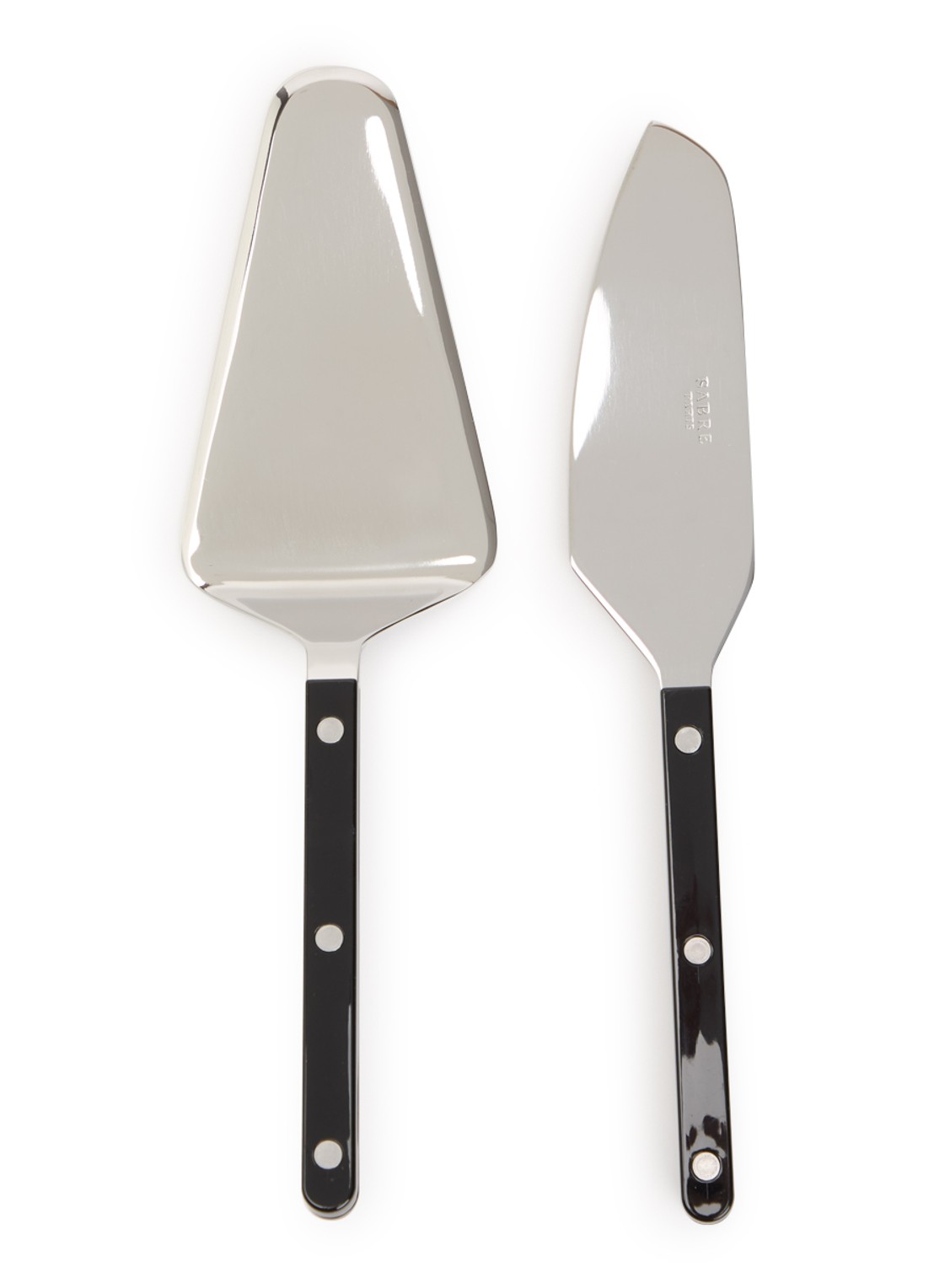 Sabre Bistrot taartbestek 2-delig - voorkant zwart