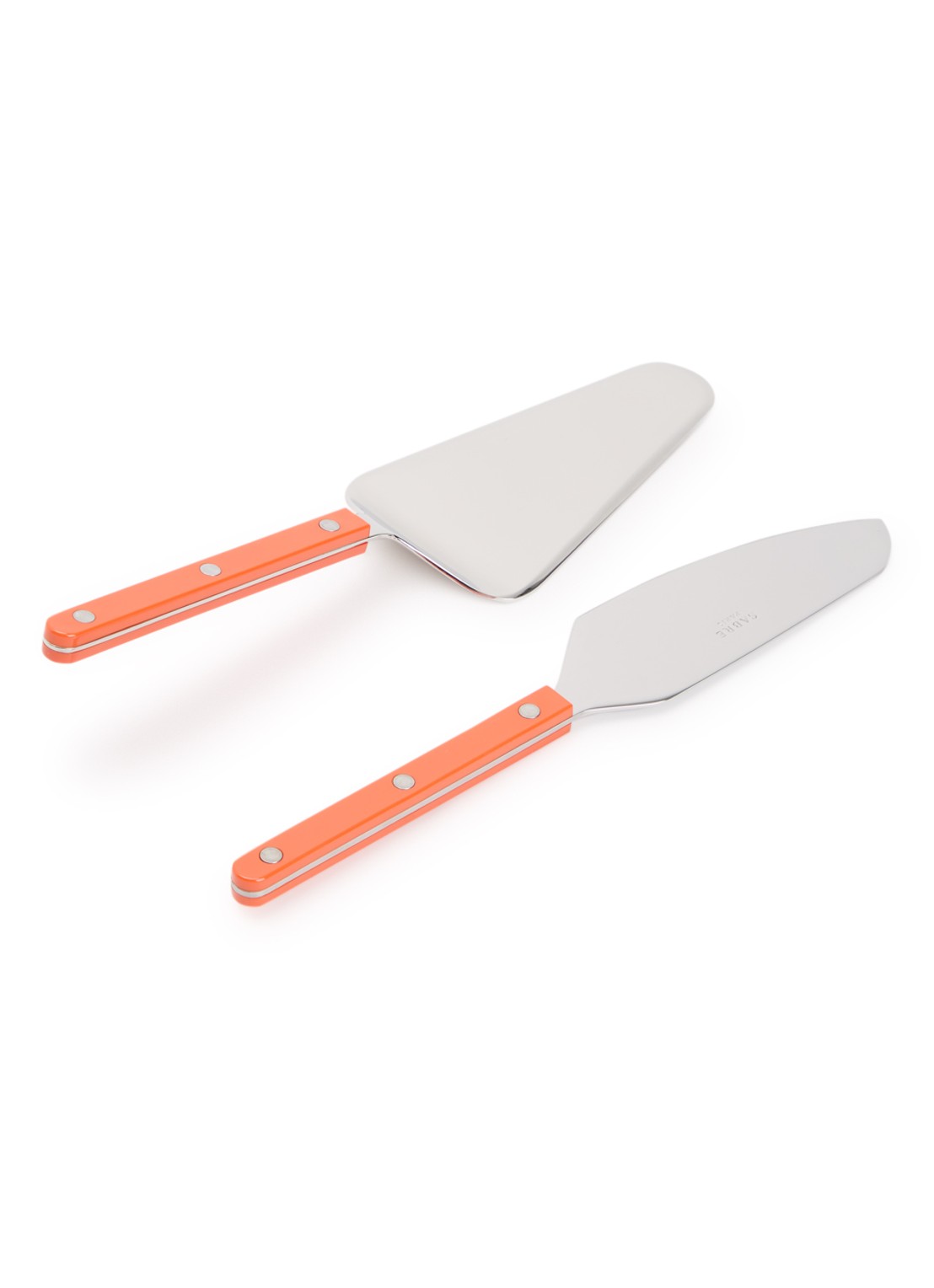 Sabre Bistrot taartbestek 2-delig - voorkant oranjerood