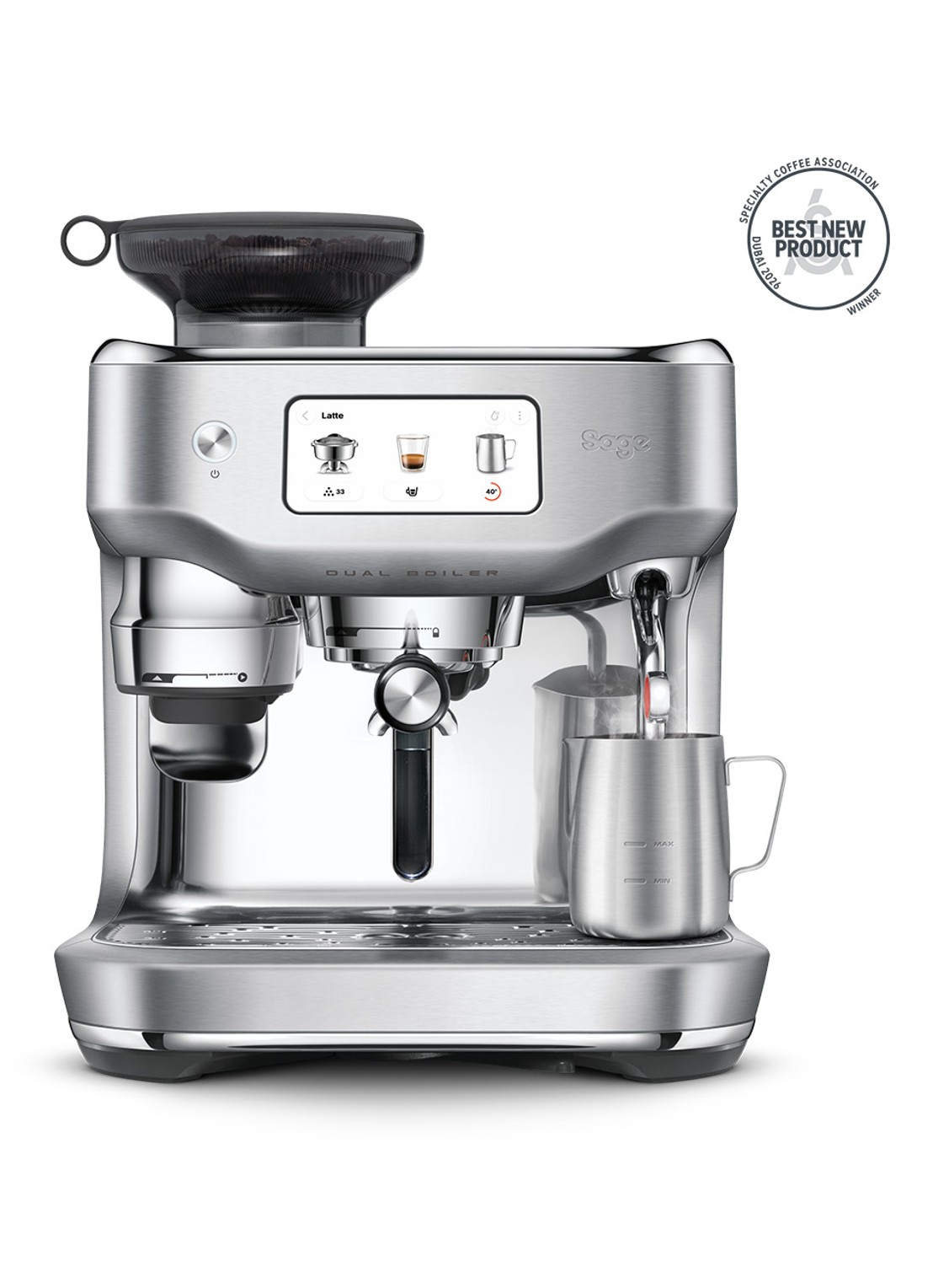 Sage Oracle Dual Boiler espressomachine SES995BSS4EEU1 - achterkant 4 zilver