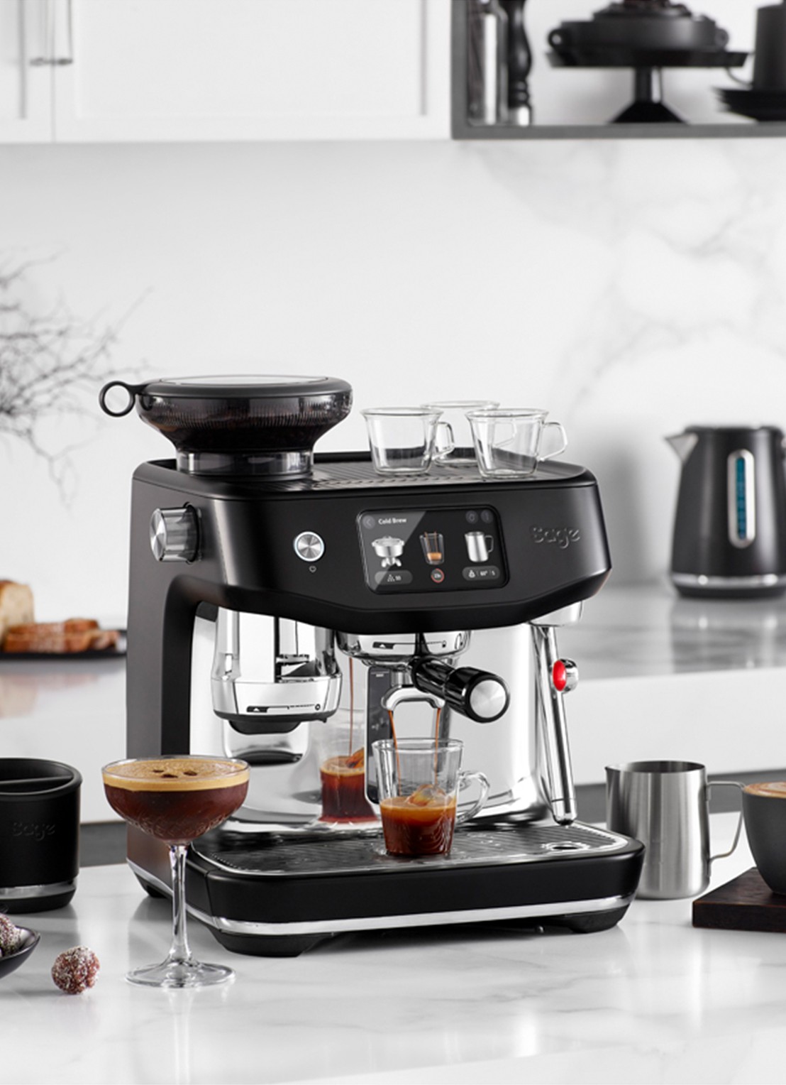 Sage Oracle Jet espressomachine 9355973120097 - voorkant 6 zwart