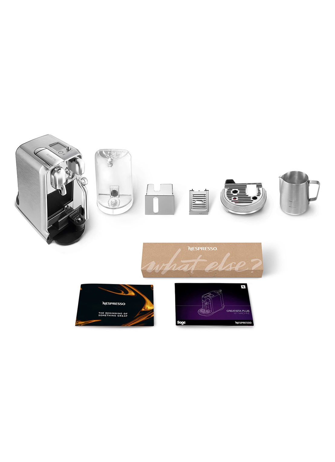 Sage Sage Creatista Plus Nespresso machine SNE800BSS4ENL1 - detail 6 roestvrijstaal