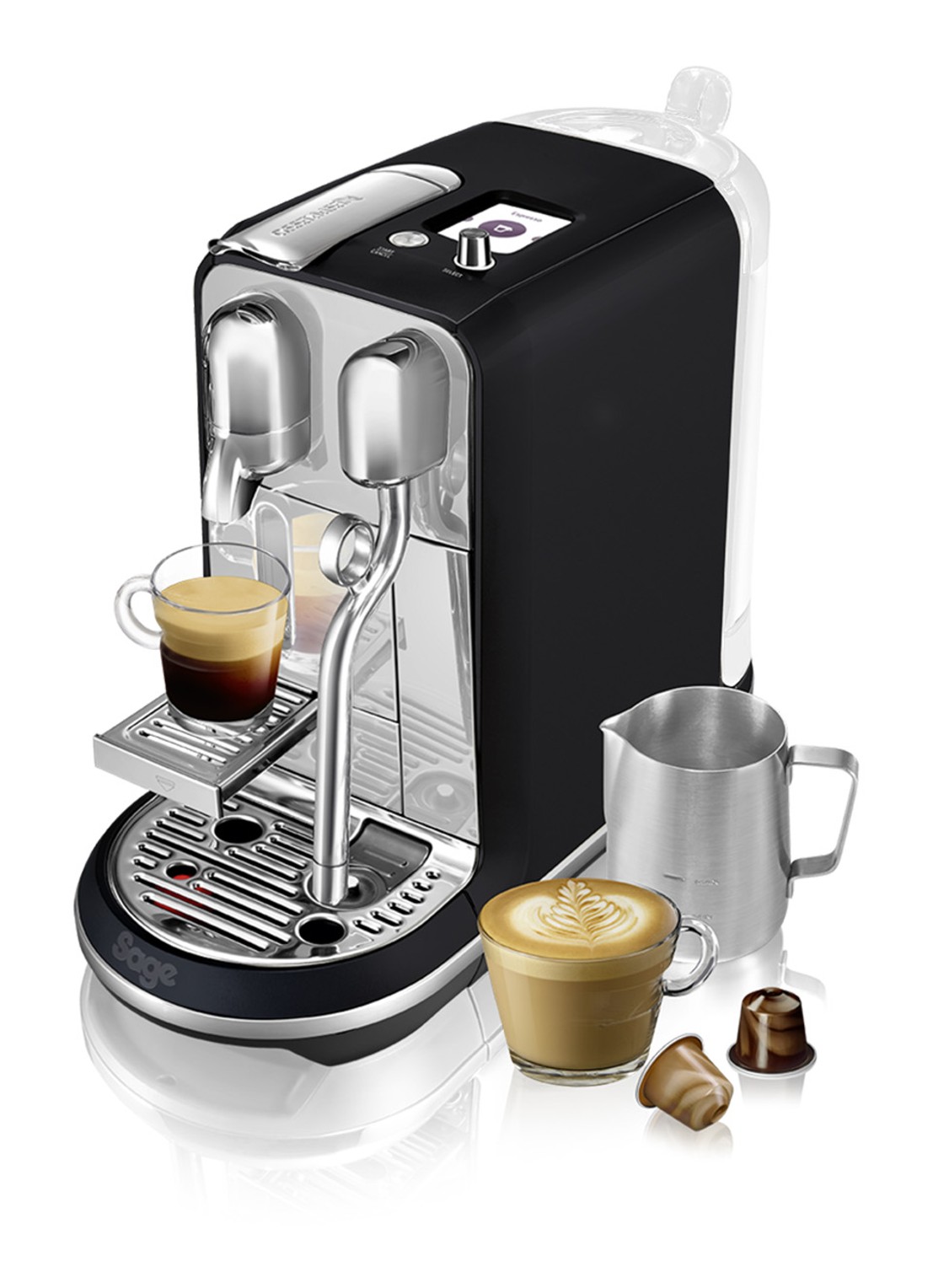 Sage Sage Creatista Plus Nespresso machine SNE800BTR2ENL1 - voorkant 6 zwart