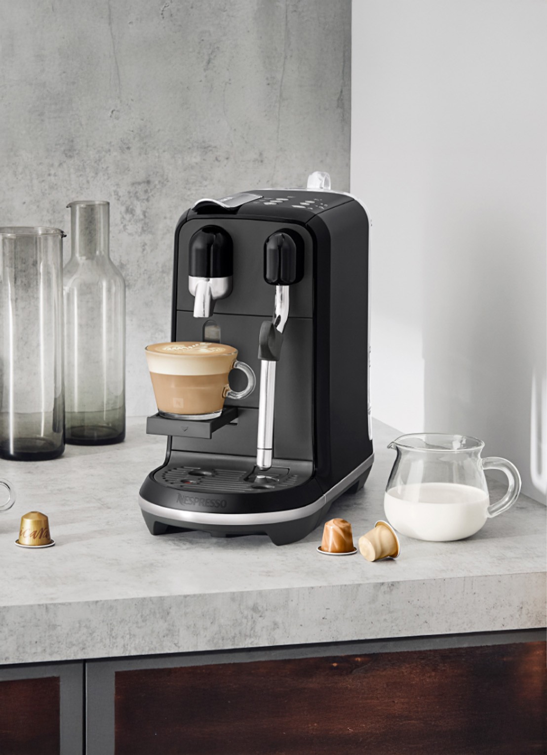 Sage Sage Creatista Uno Nespresso machine SNE500BKS4ENL1 - detail 4 diepzwart