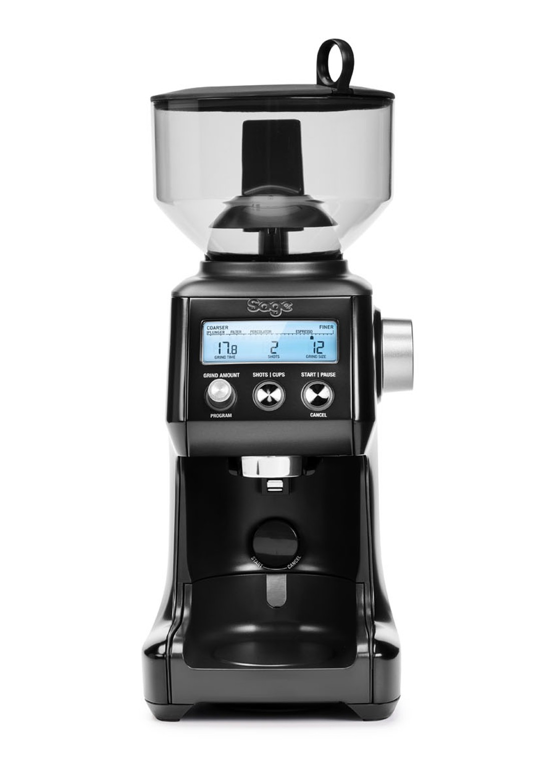 Sage Smart Grinder Pro koffiemolen  - voorkant zwart