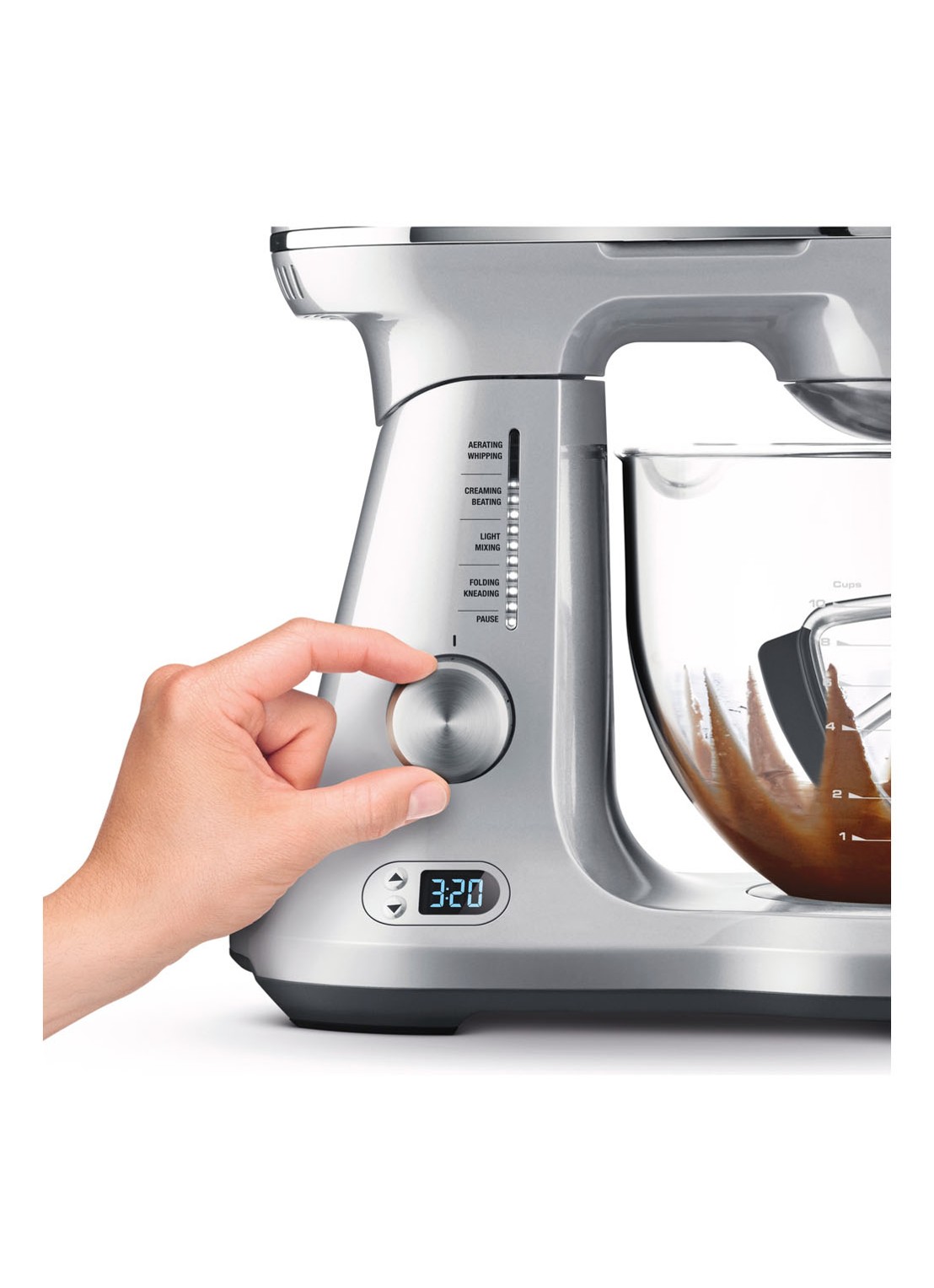 Sage The Bakery Boss keukenrobot/mixer SEM825BAL2EEU1 - detail zilver