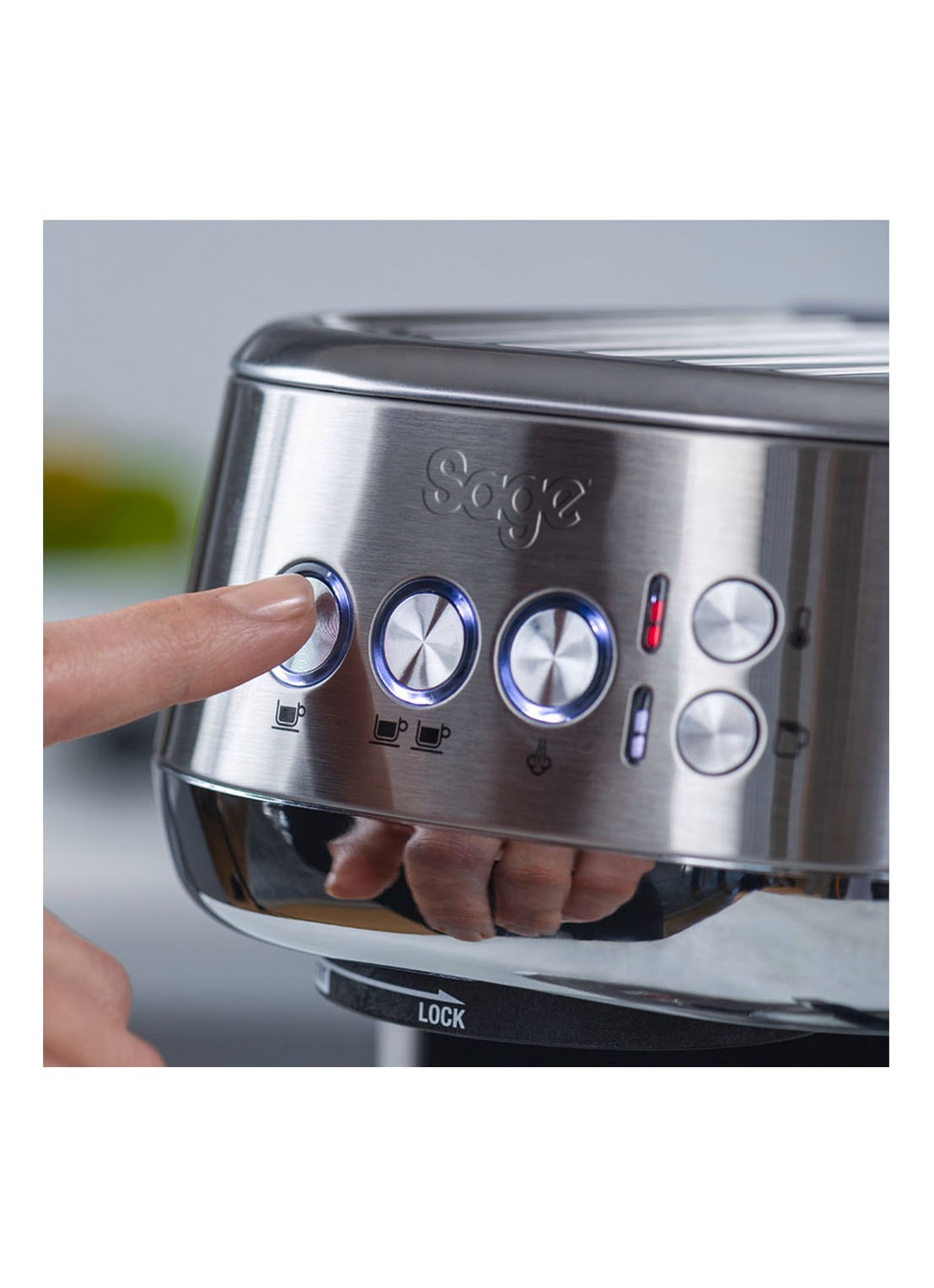 Sage The Bambino Plus espressomachine SES500BSS4 - detail 2 roestvrijstaal