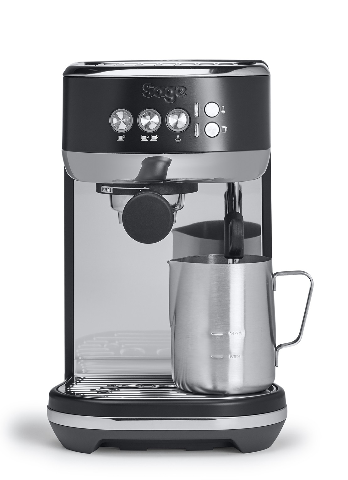 Sage The Bambino Plus espressomachine SES500BTR4 - voorkant zwart