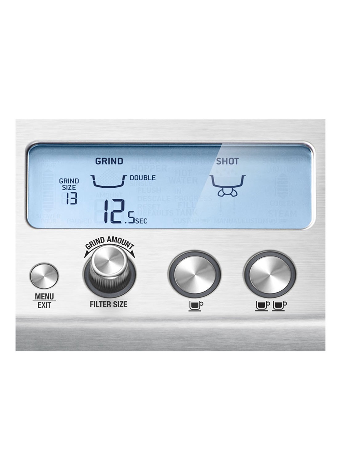 Sage The Barista Pro espressomachine SES878BSS - detail 3 zilver