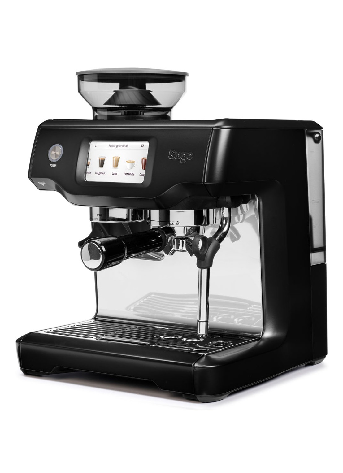 Sage The Barista Touch koffiemachine SES880BST4 - voorkant 2 zwart