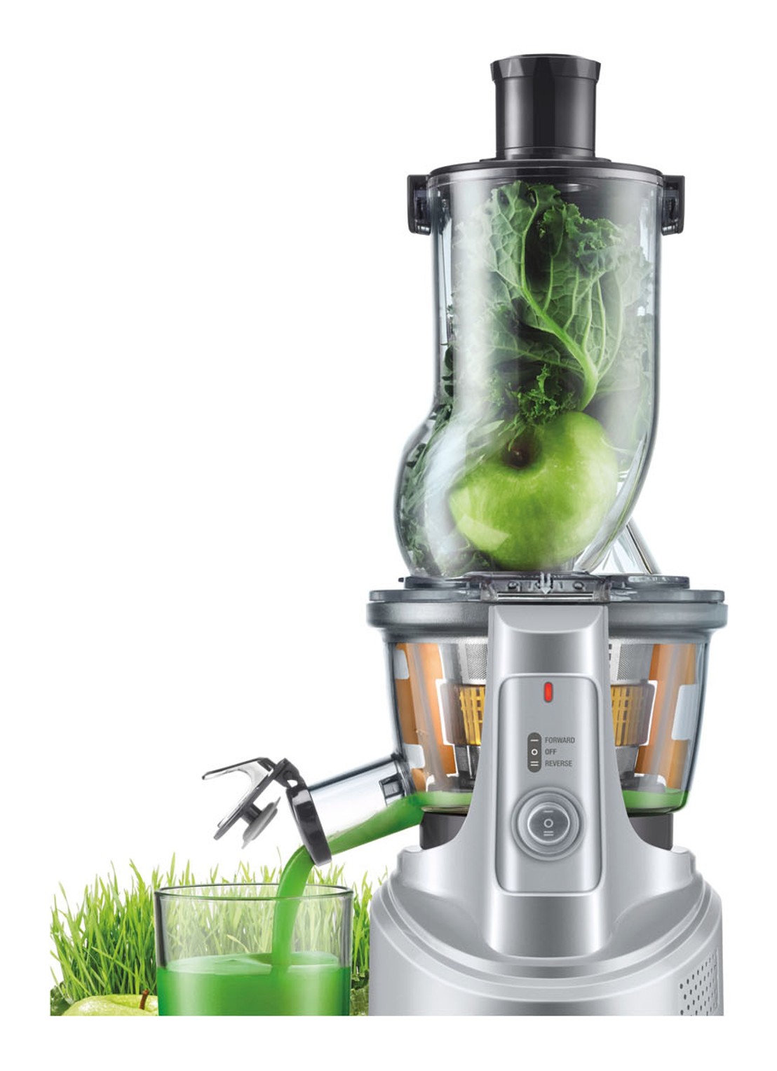 Sage The Big Squeeze slowjuicer SJS700SIL4EEU1 - detail 3 zilver