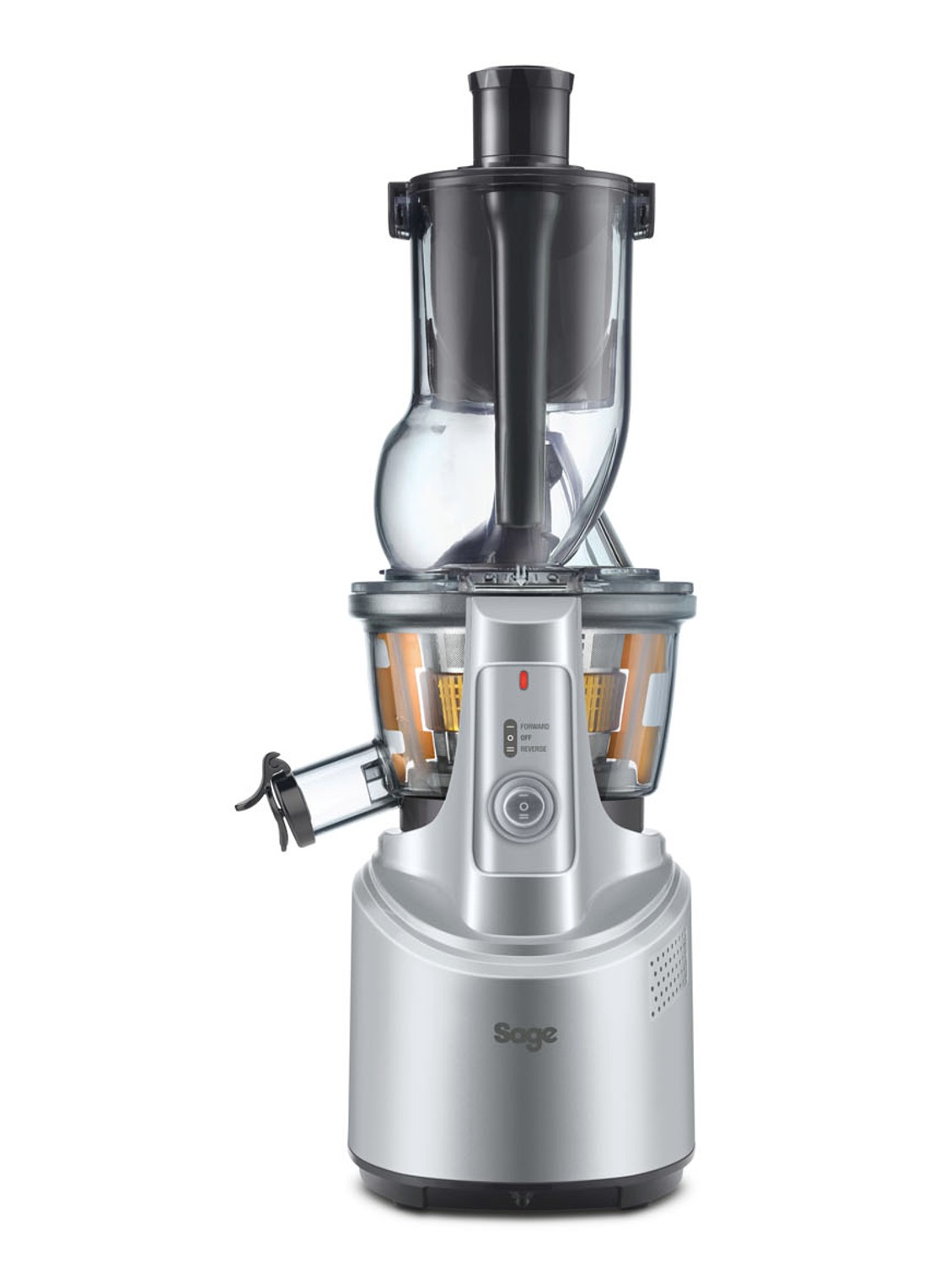 Sage The Big Squeeze slowjuicer SJS700SIL4EEU1 - voorkant zilver