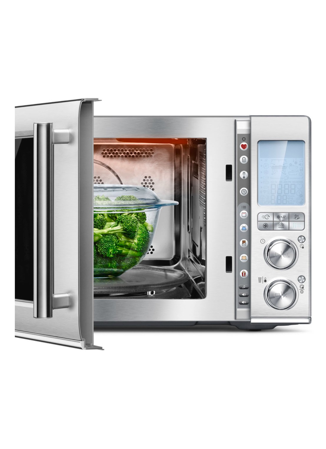 Sage The Combi Wave 3-in-1 combi-magnetron - detail 4 zilver