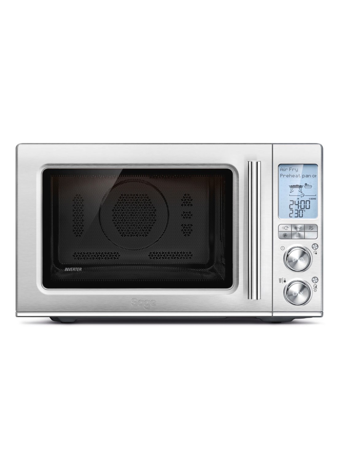 Sage The Combi Wave 3-in-1 combi-magnetron - voorkant zilver