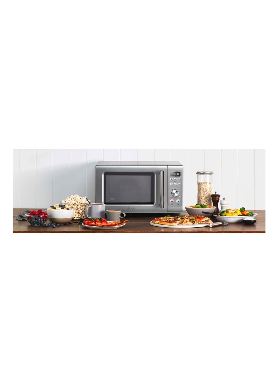 Sage The Compact Wave Soft Close magnetron 25 liter - SMO650SIL4EEU1 - detail 6 zilver