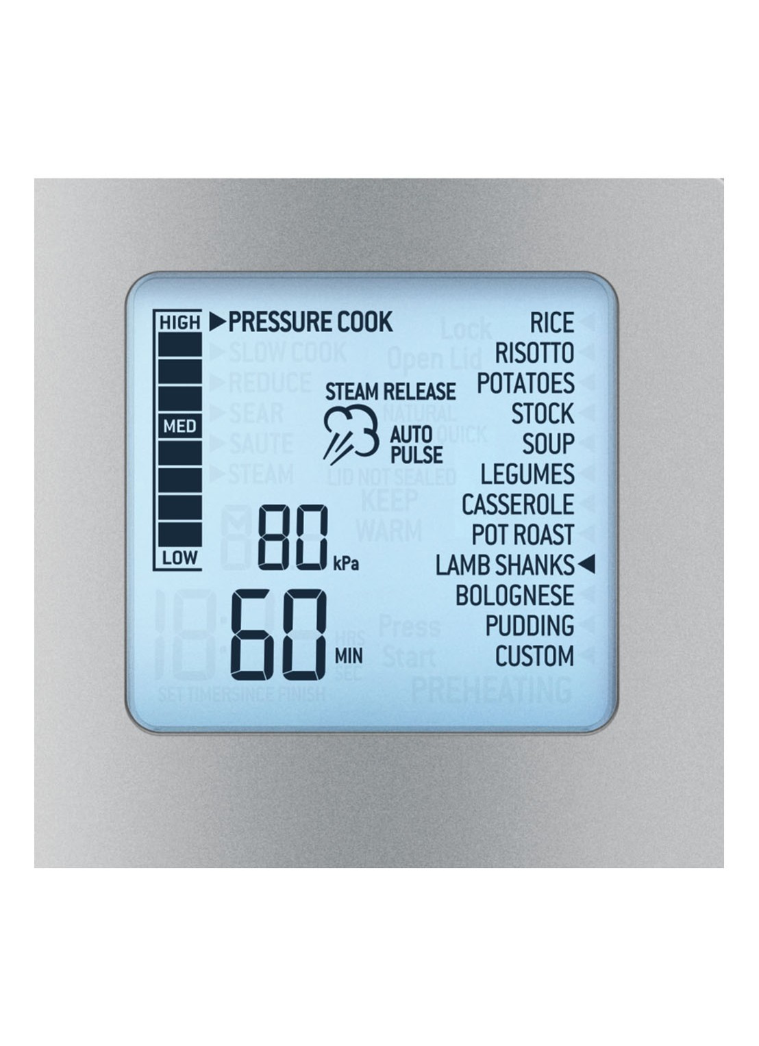 Sage The Fast Slow Pro slowcooker 6 liter SPR700BSS4EEU1 - detail 3 zilver