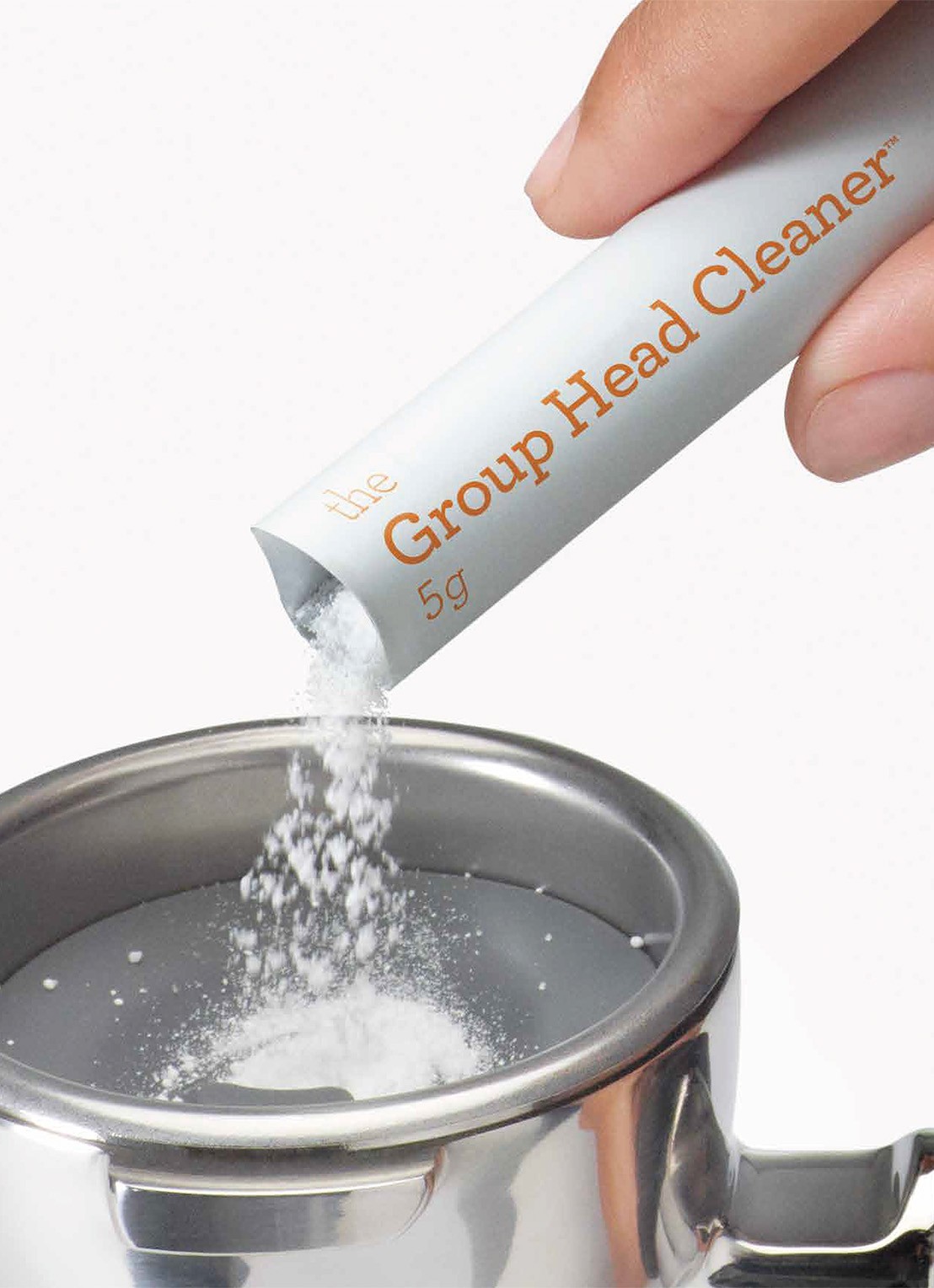 Sage The Group Head Cleaner schoonmaakmiddel 5 gram set van 6 - achterkant wit