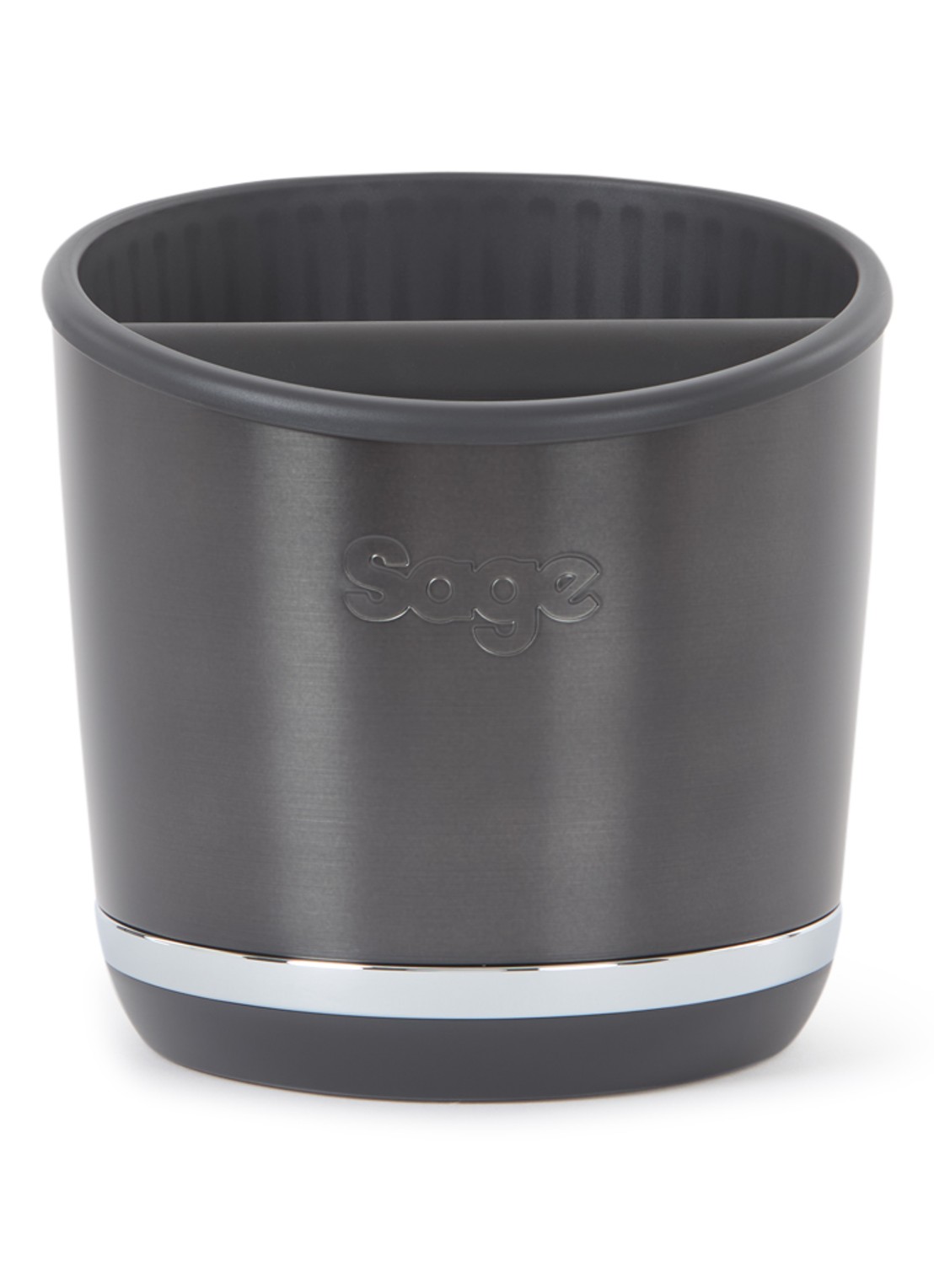 Sage The knock Box 20 koffie uitklopbak 16,5 cm - voorkant antraciet