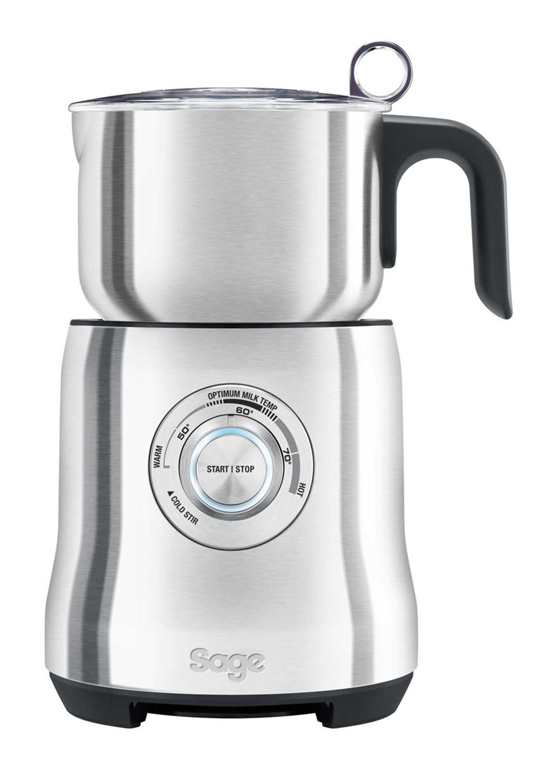Sage The Milk Café BMF600 melkopschuimer 700 ml - voorkant roestvrijstaal