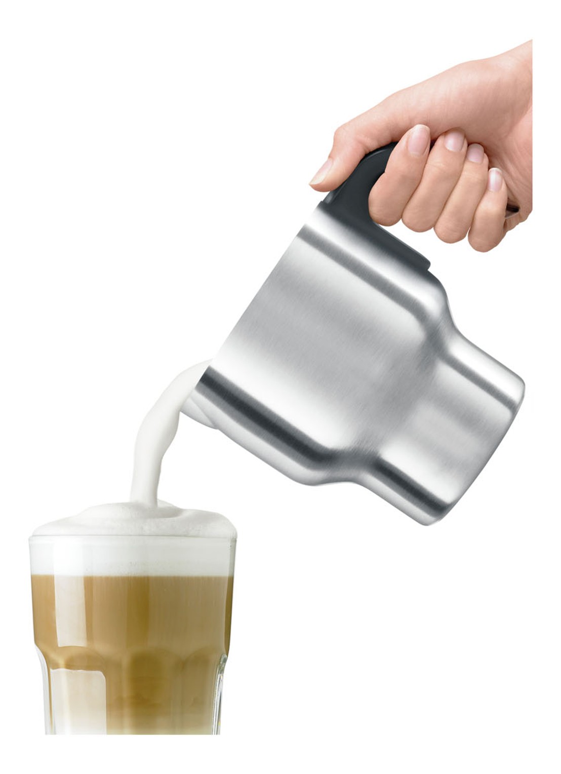 Sage The Milk Café BMF600 melkopschuimer 700 ml - voorkant 2 roestvrijstaal
